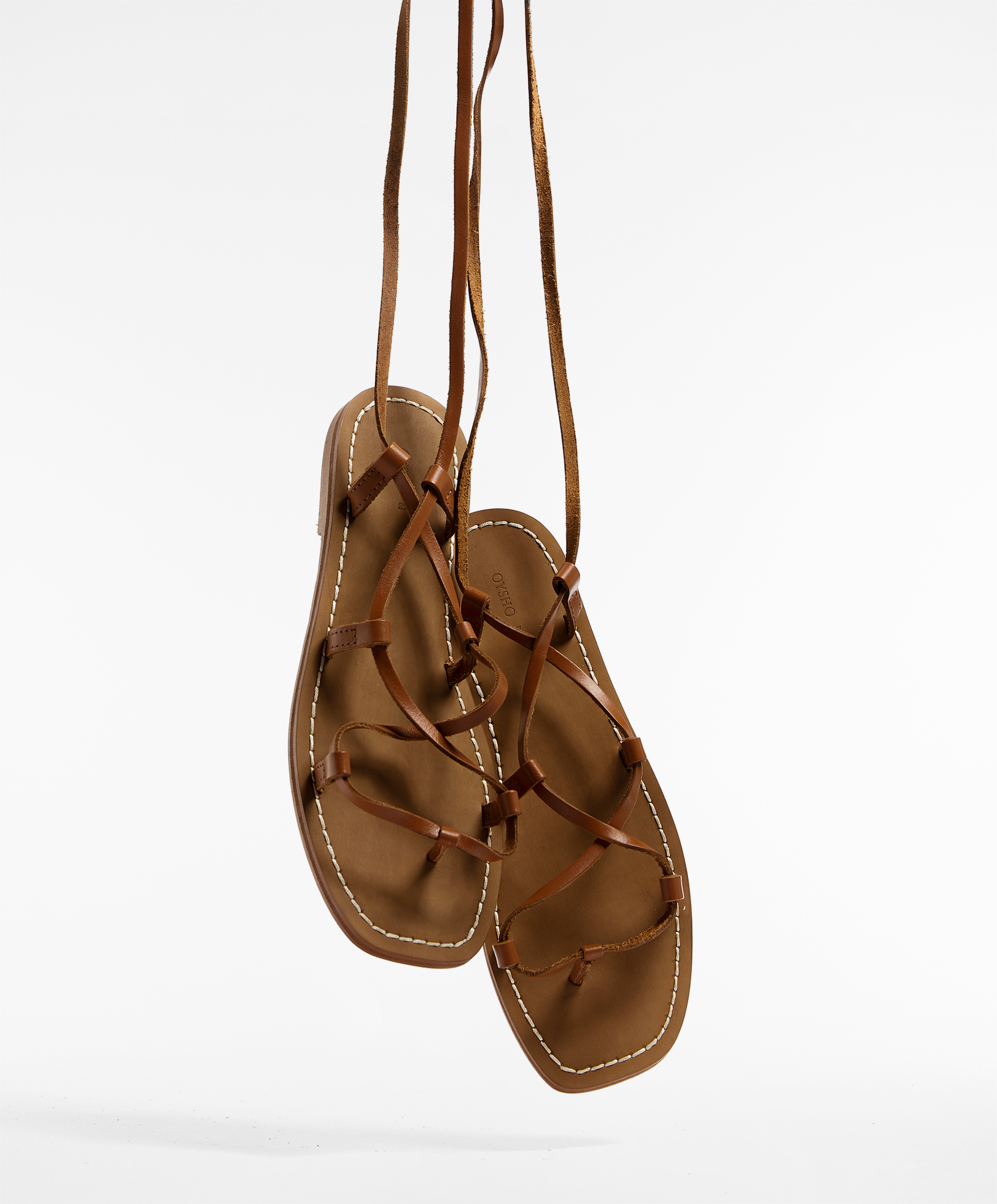 Leather gladiator sandals