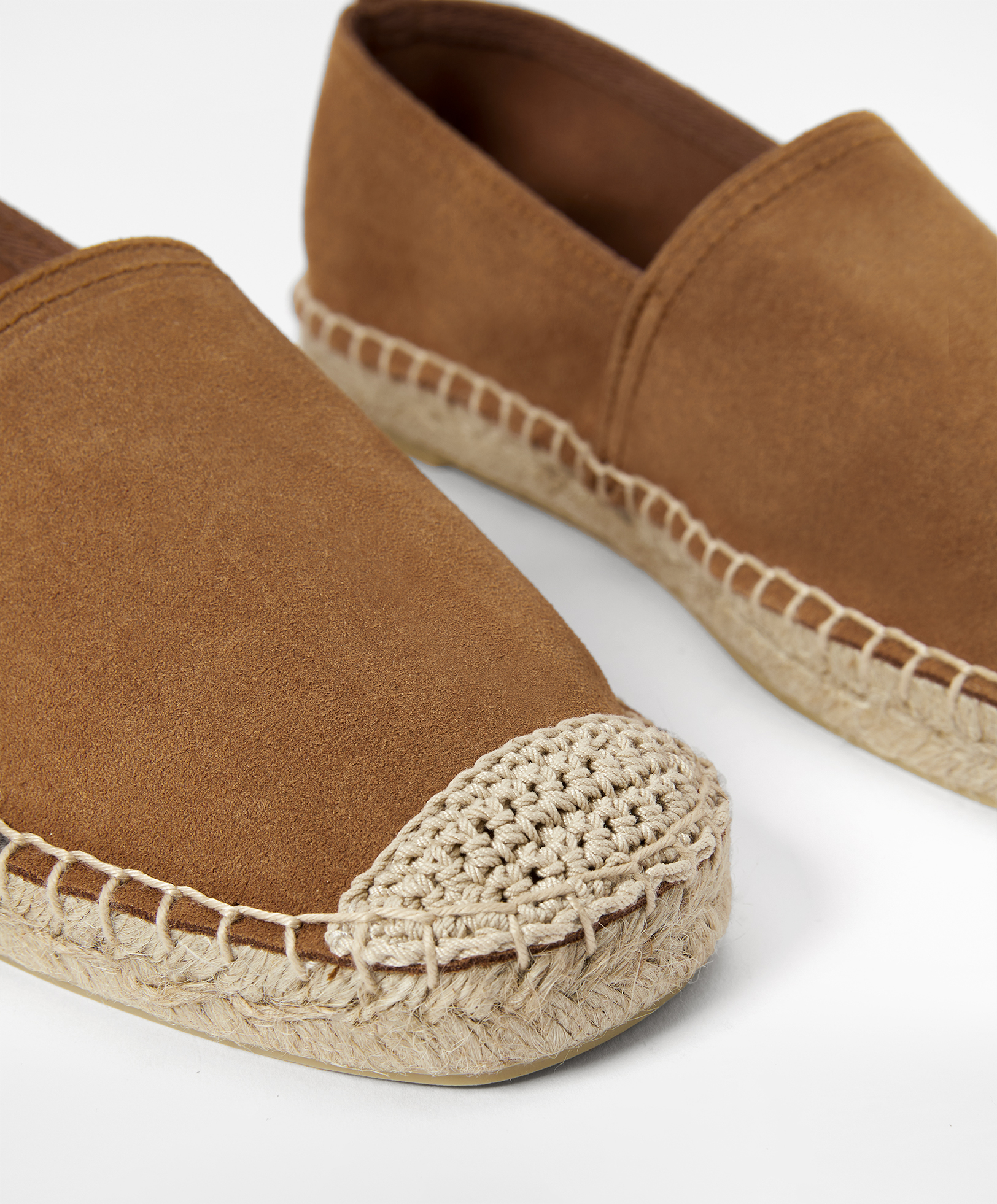 Leather sales espadrilles shoes