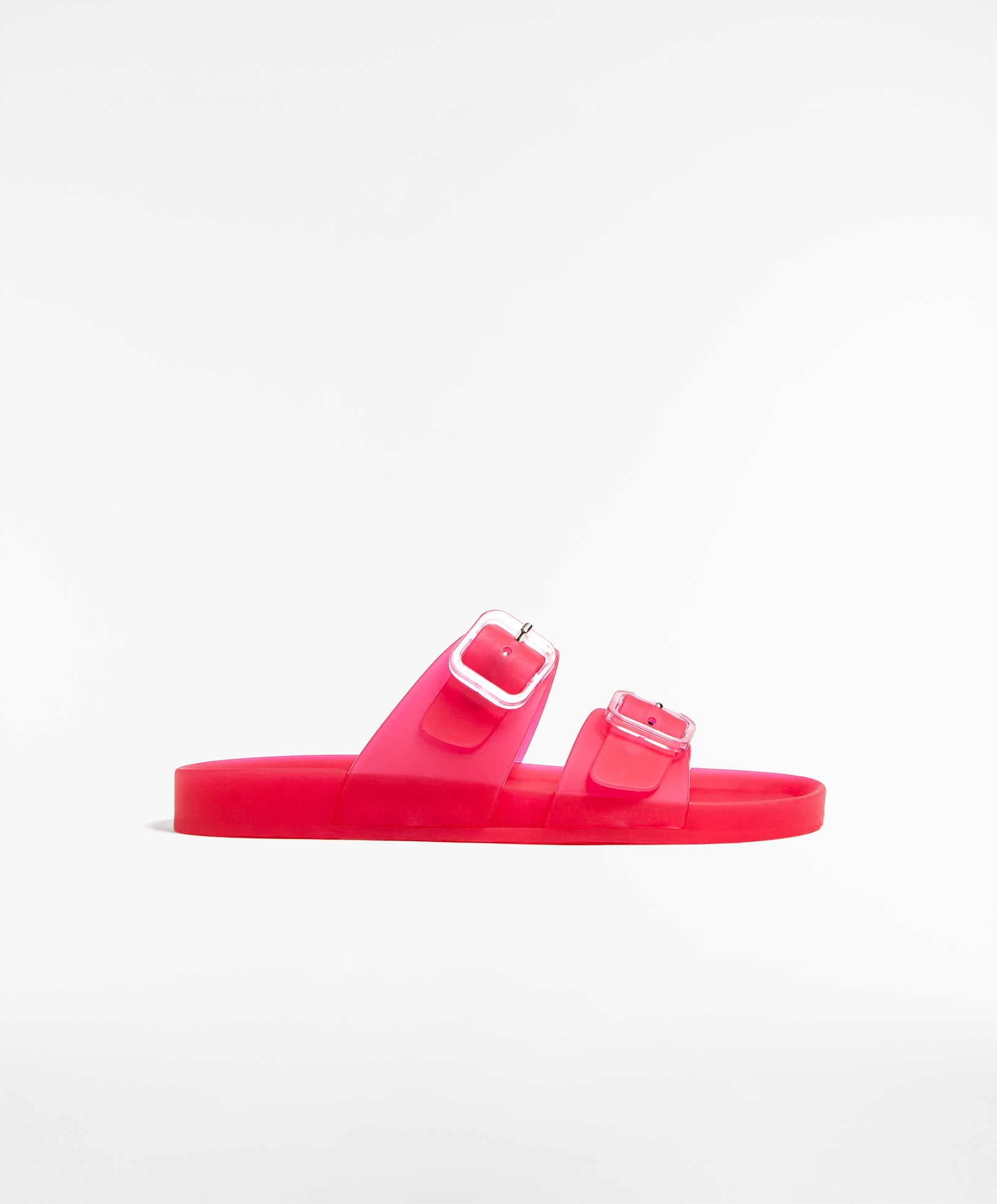 Sandales de bain modelées translucides