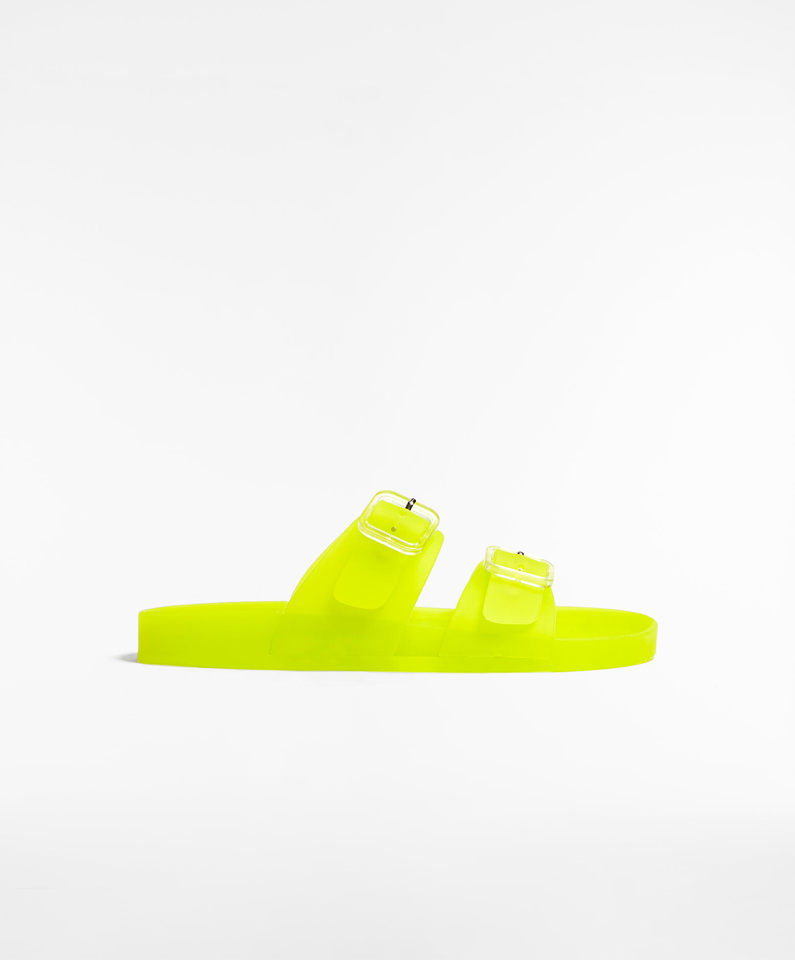 Sandales de bain modelées translucides