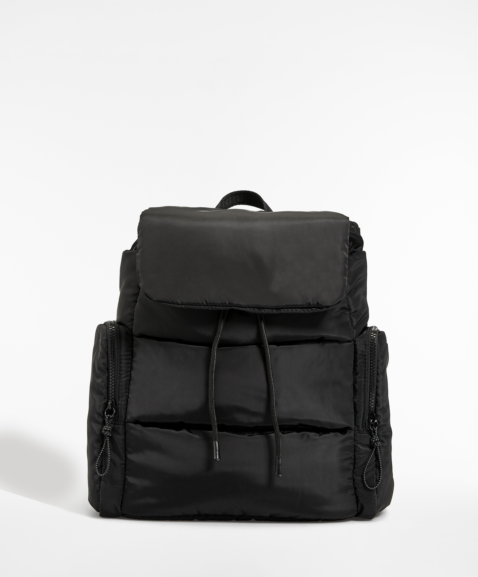 Black padded backpack 2025