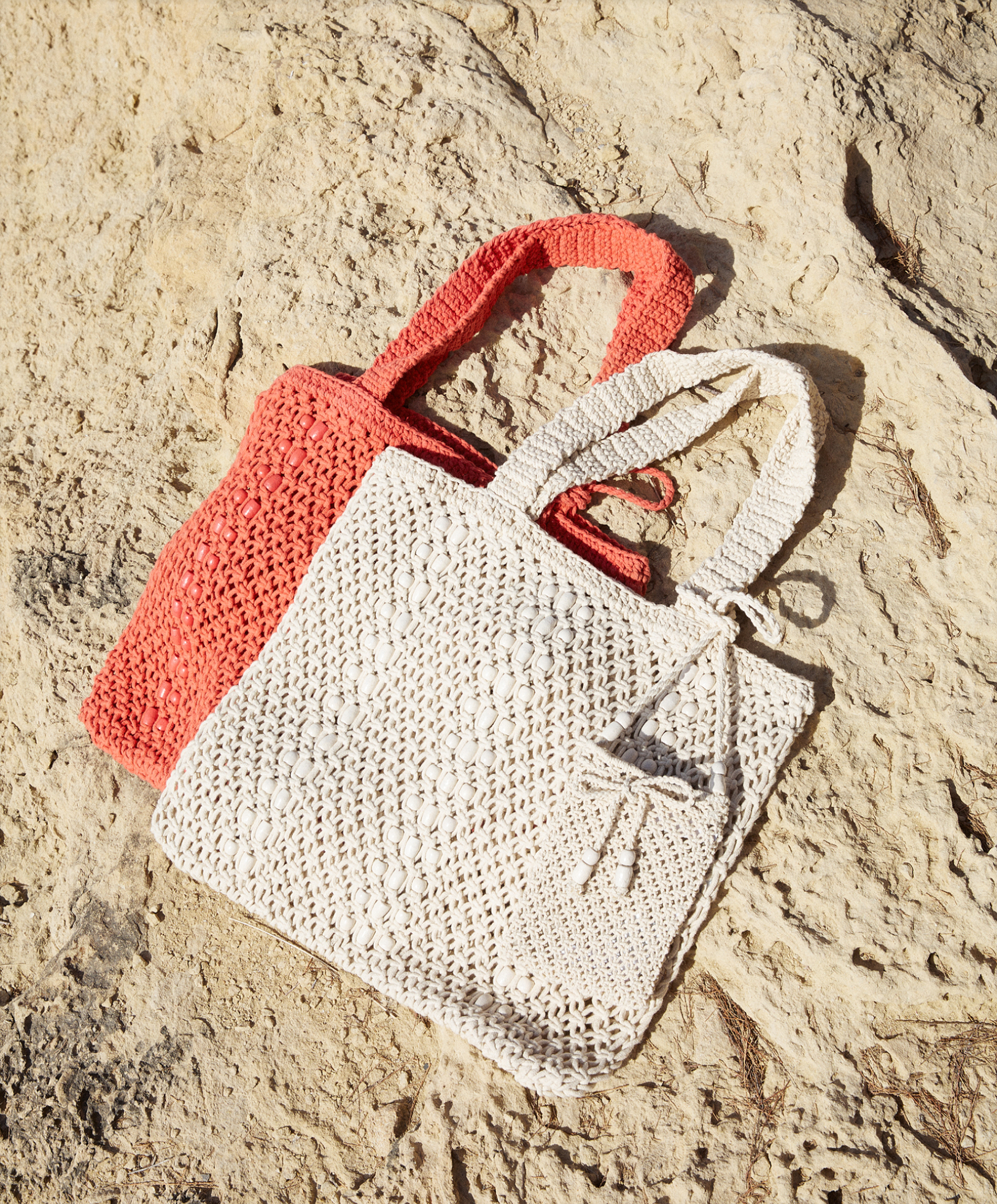 Sac cabas macramé