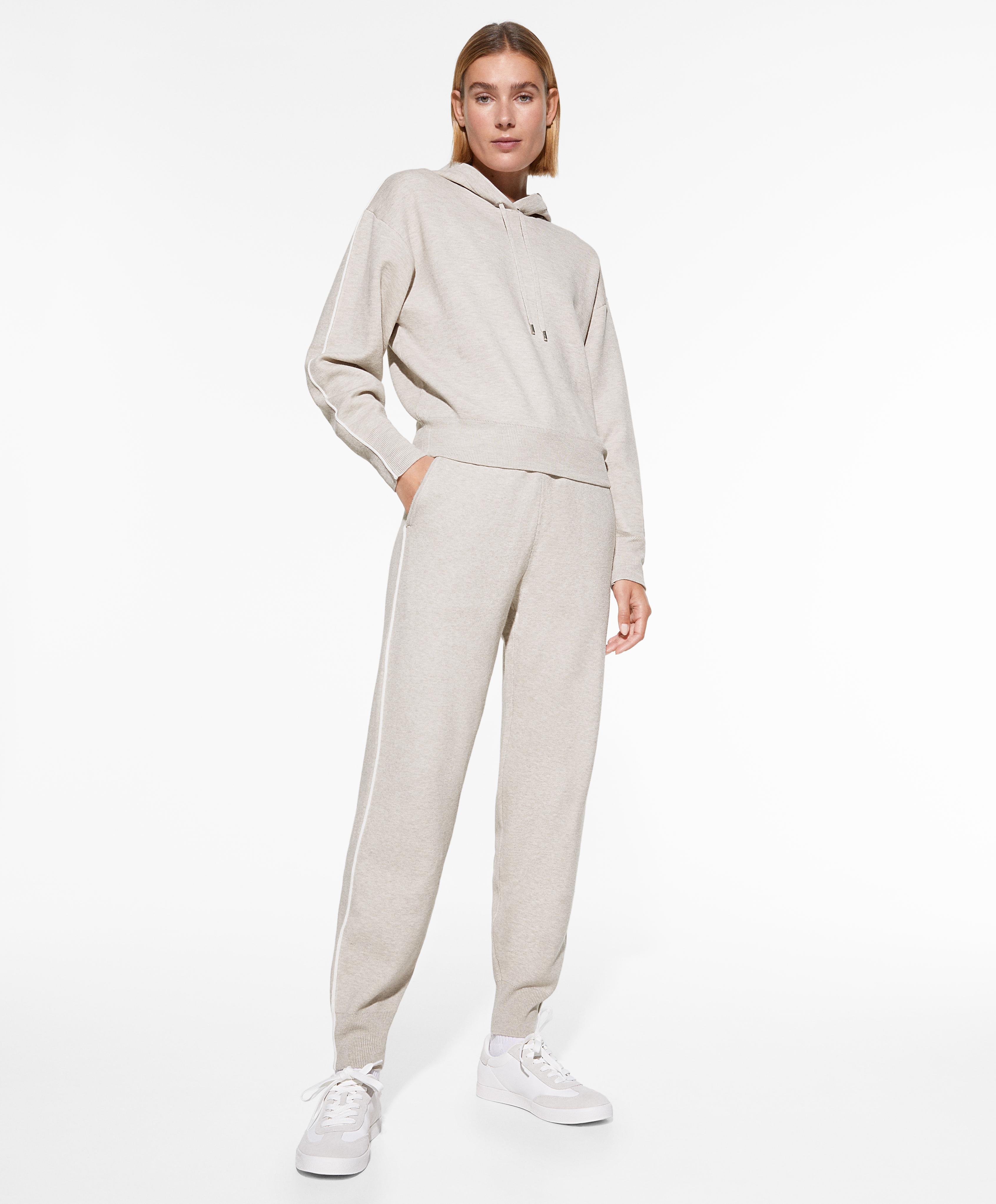 Sand knit jogger set OYSHO