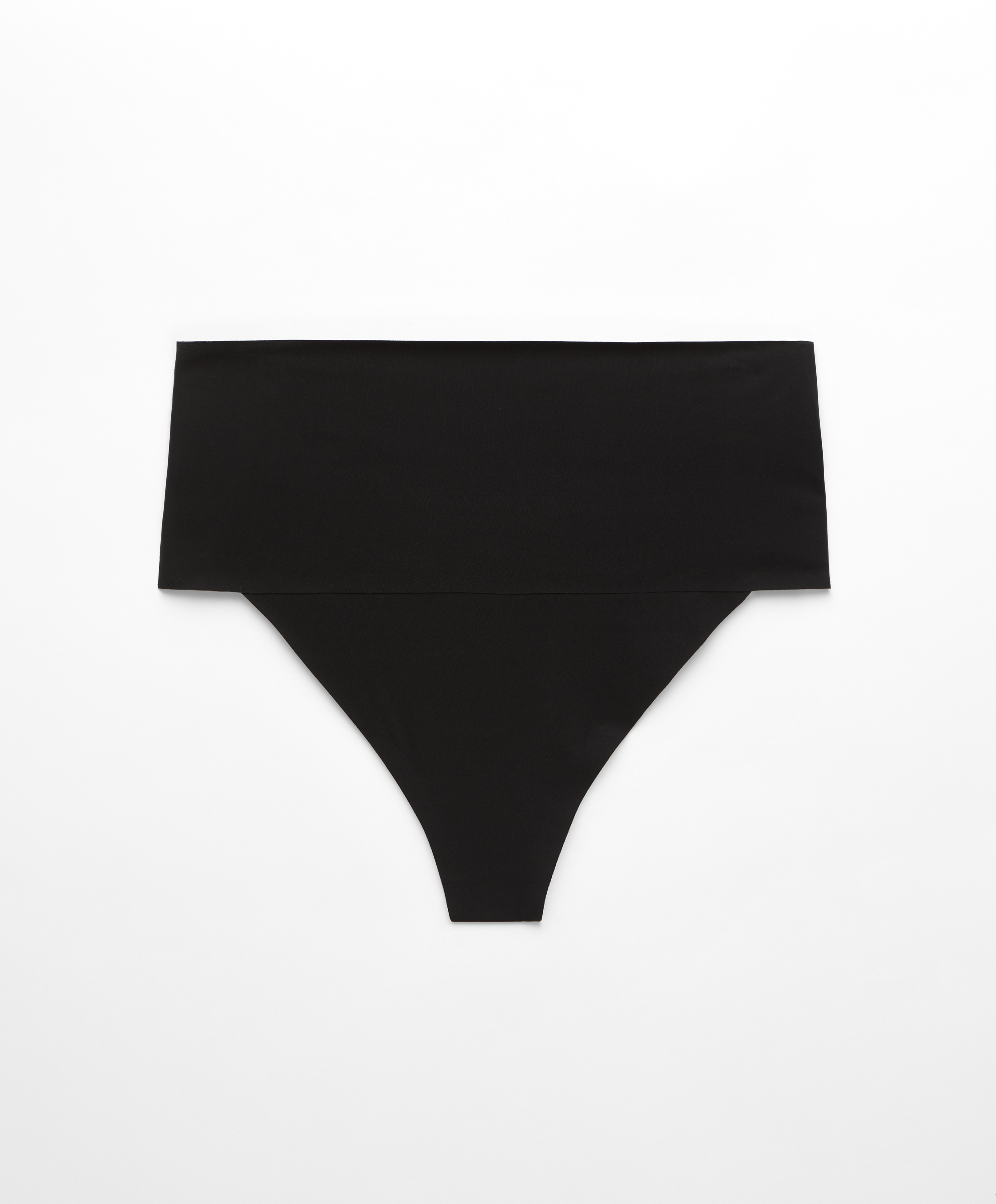 Oysho High-waisted invisible laser-cut thong - 136644398-800