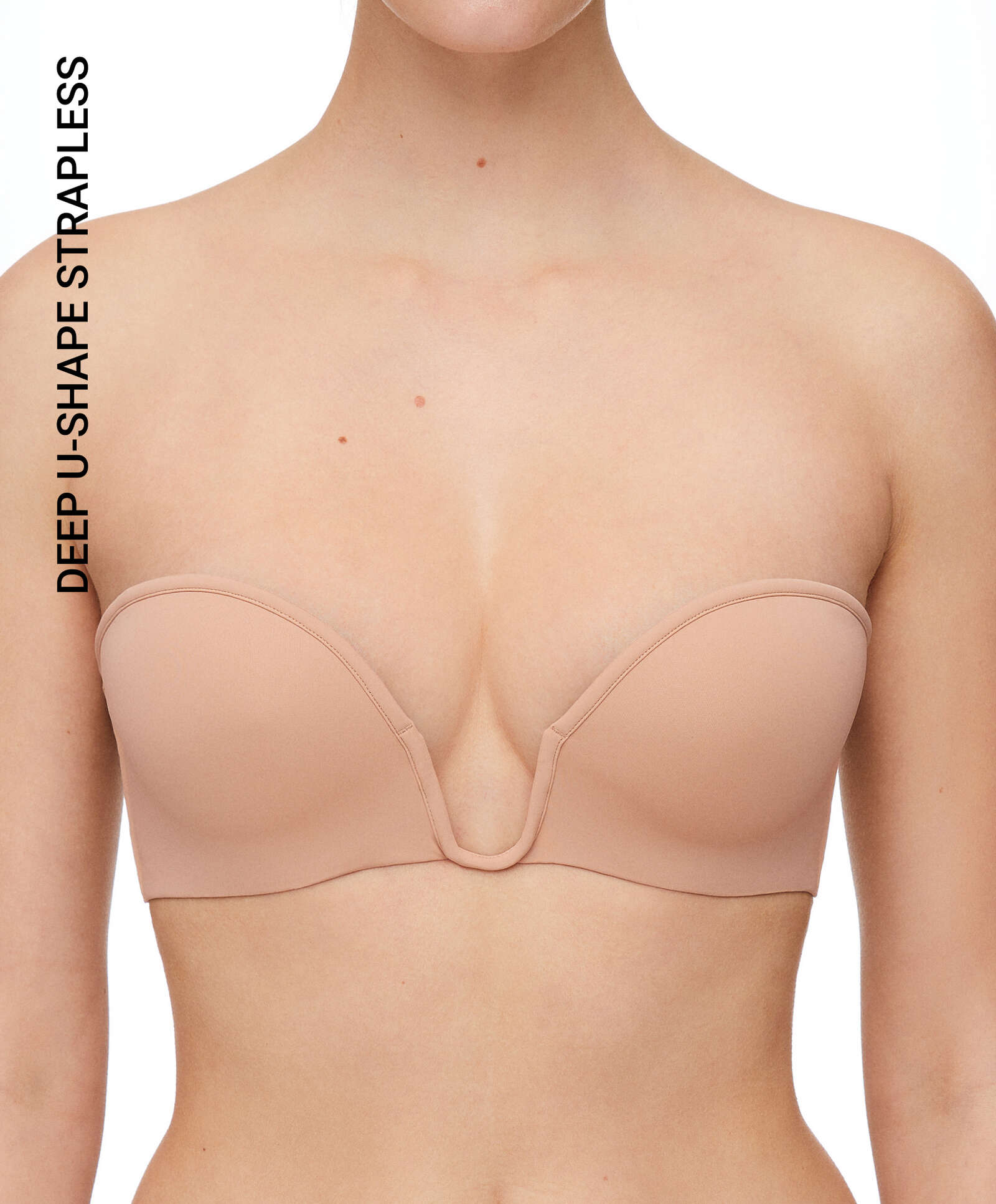 Oysho U-neck bra with removable straps - 136645282-990