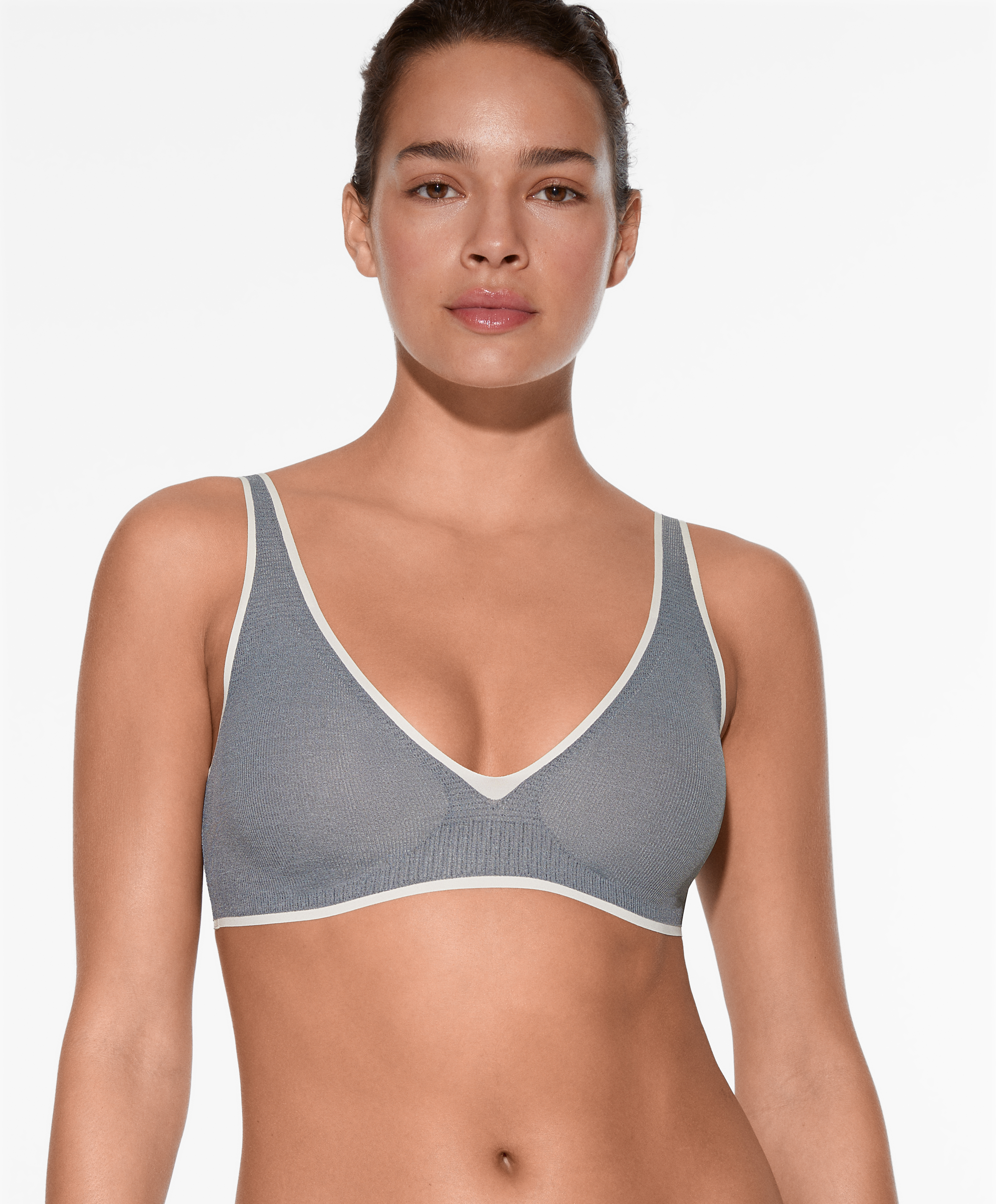 Invisible laser-cut halter bra - UNDERWEAR - VIEW BY PRODUCT
