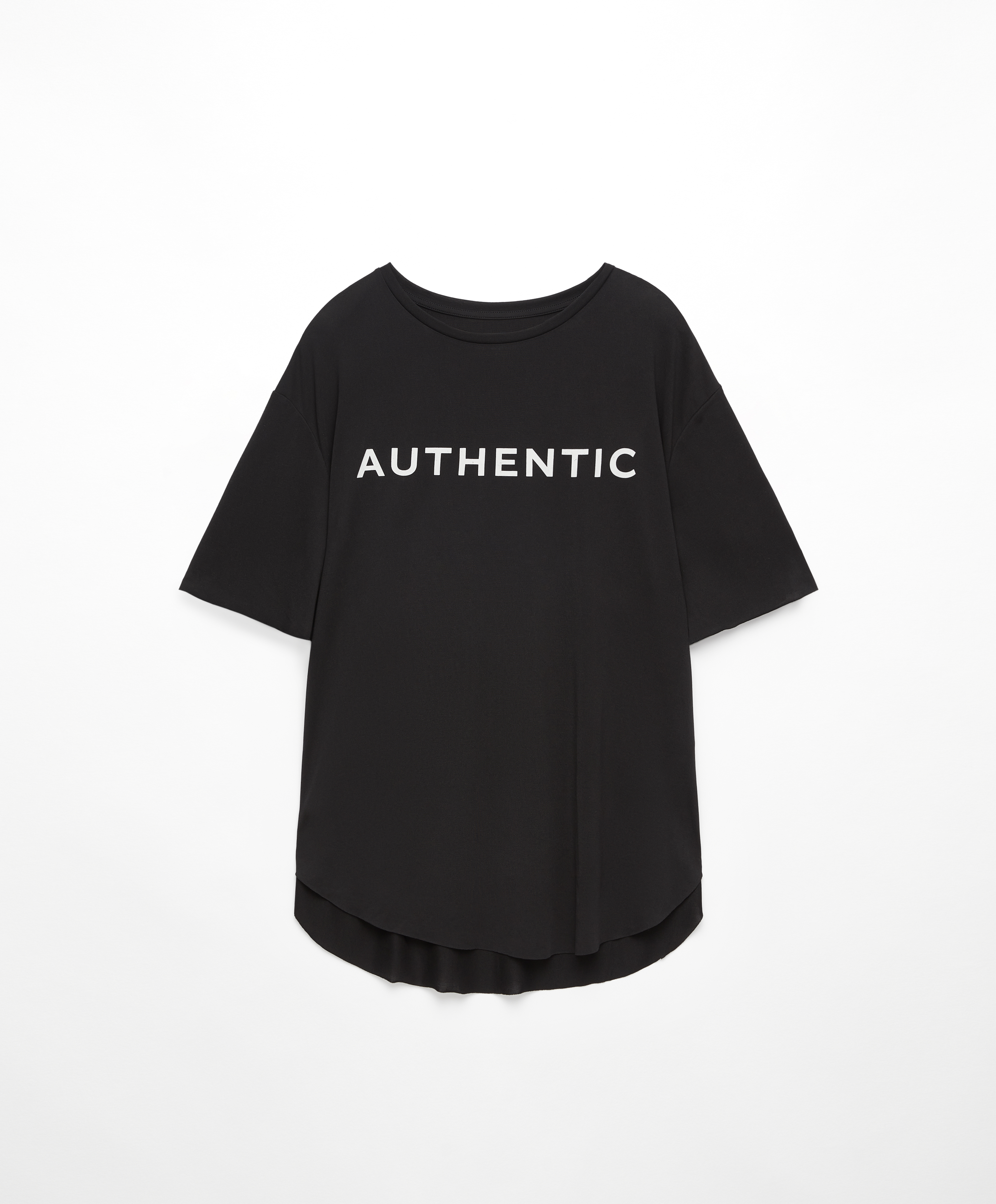 Oysho Modal blend short-sleeved T-shirt - 136647584-420