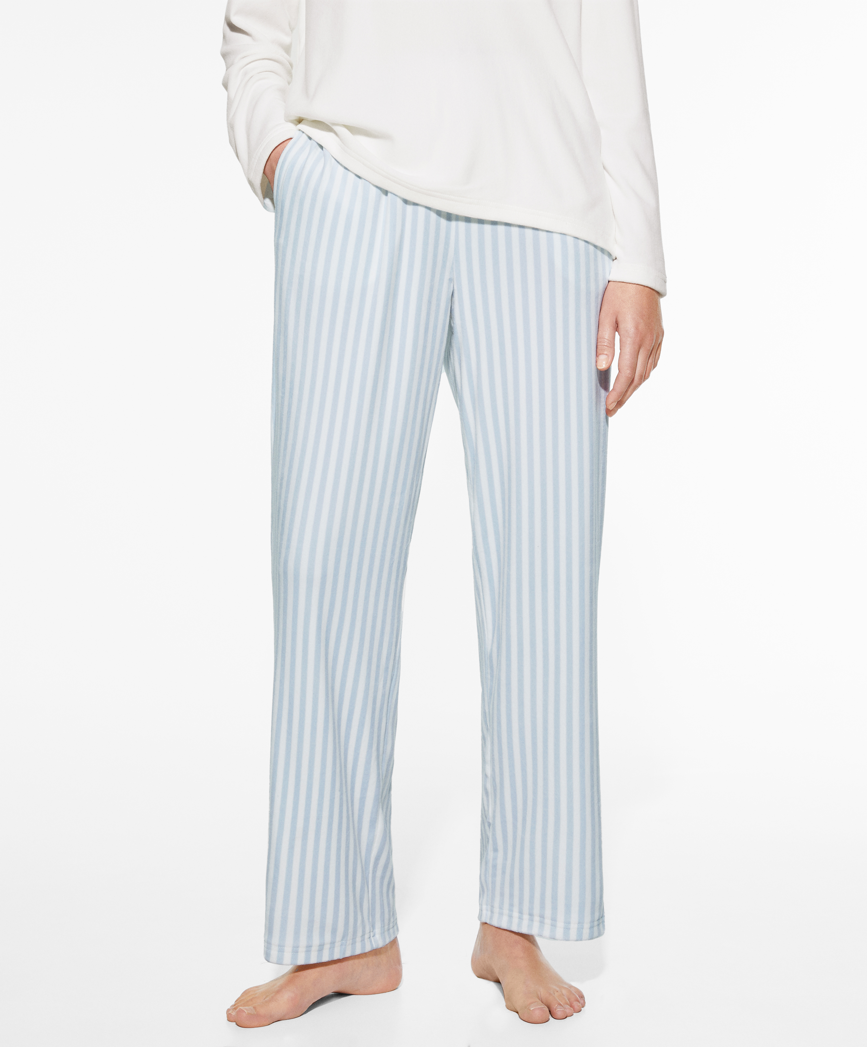 James Work Pants in Blue & White Stripe | LOUP – Loup