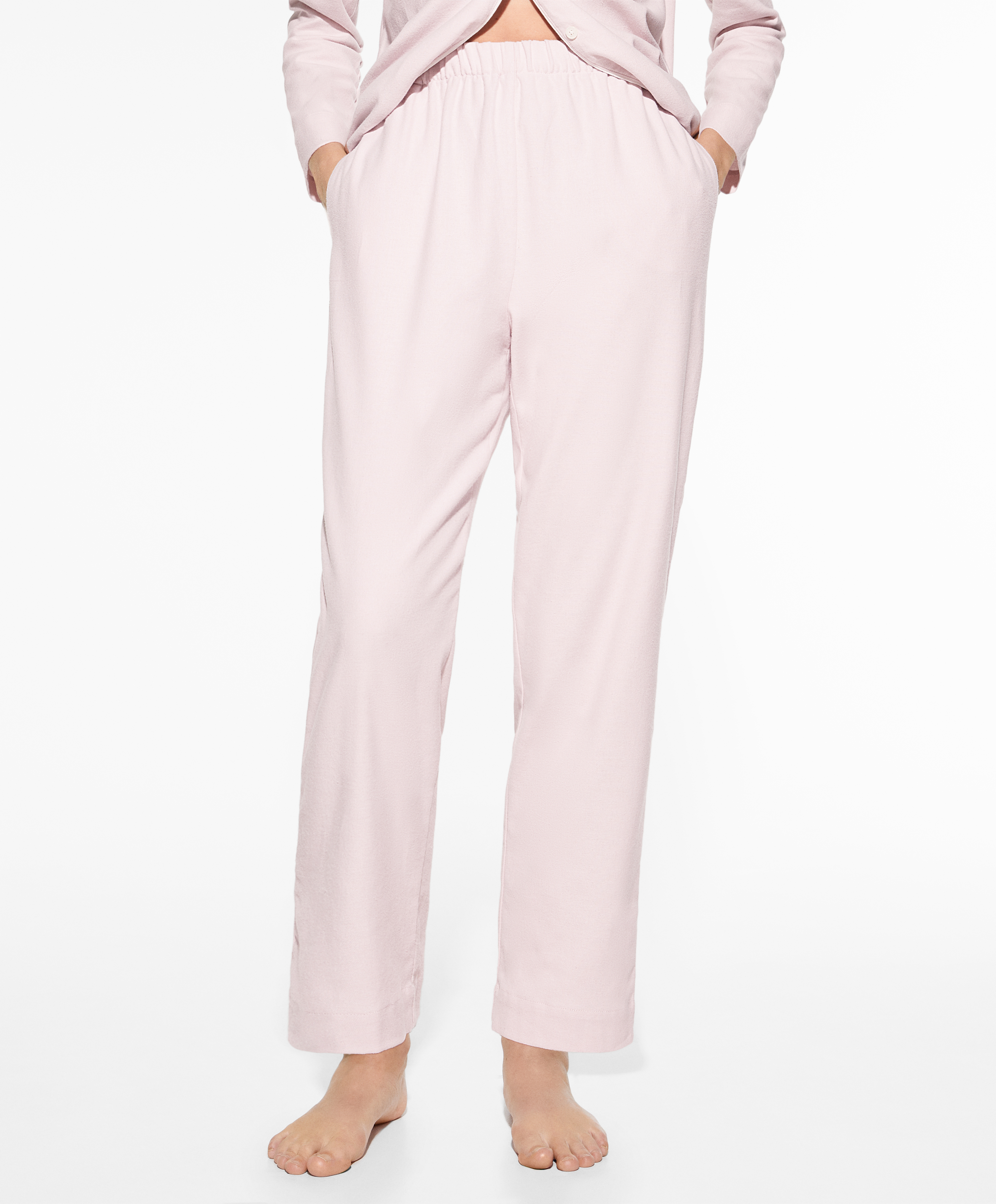 Extrawarm trousers with piping