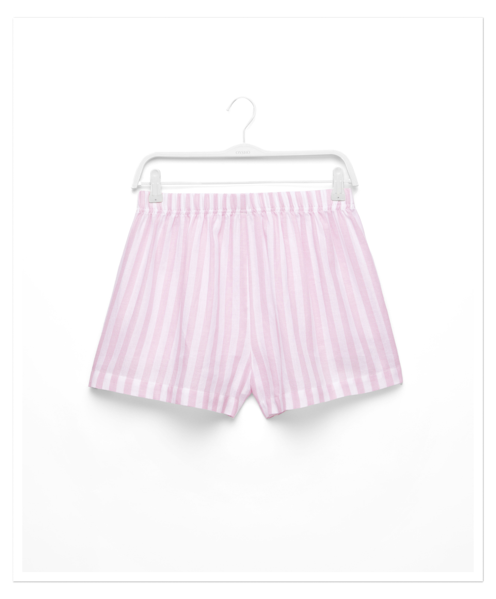 100% cotton stripe shorts