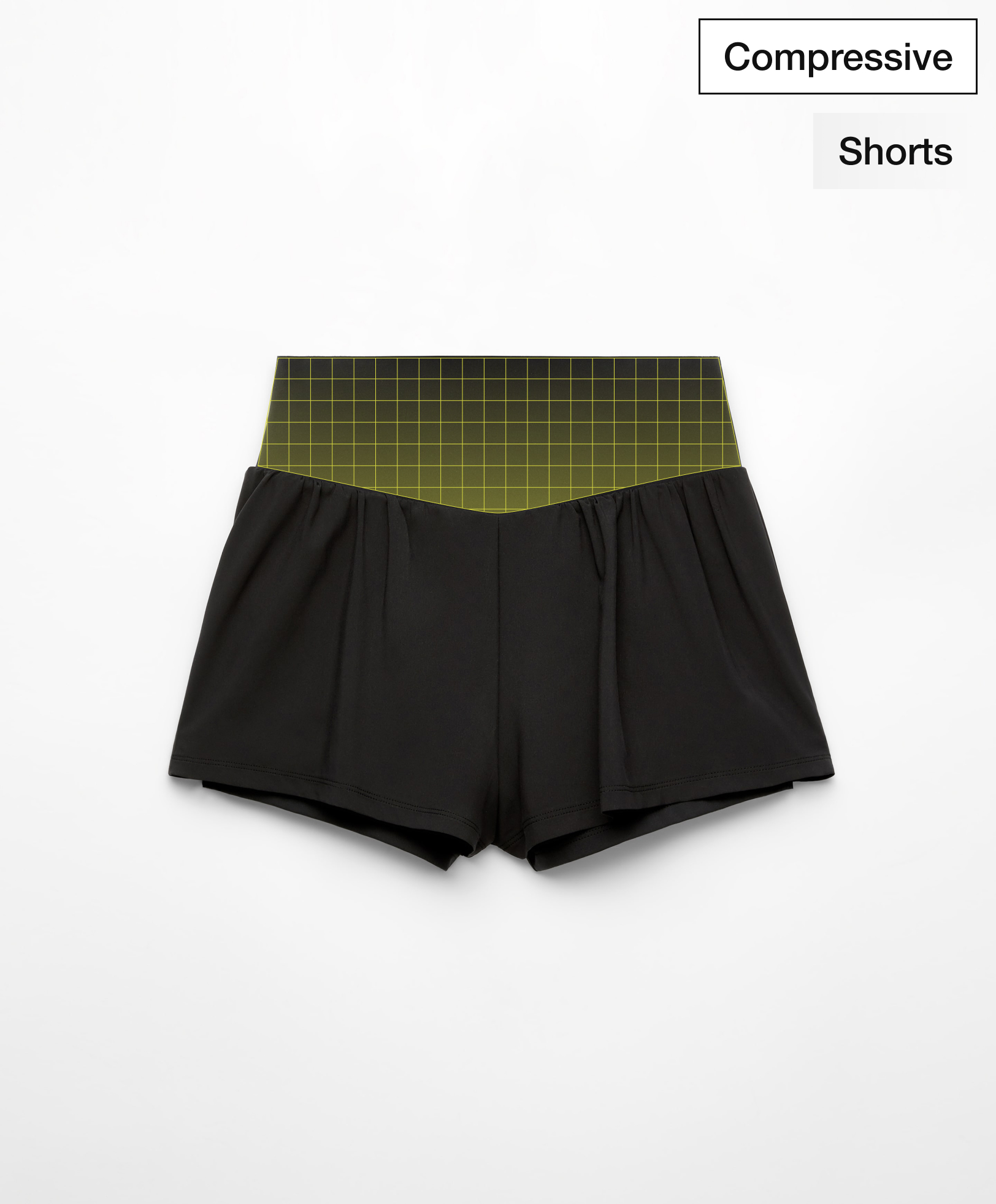 Compressive shorts met pocket 10 cm