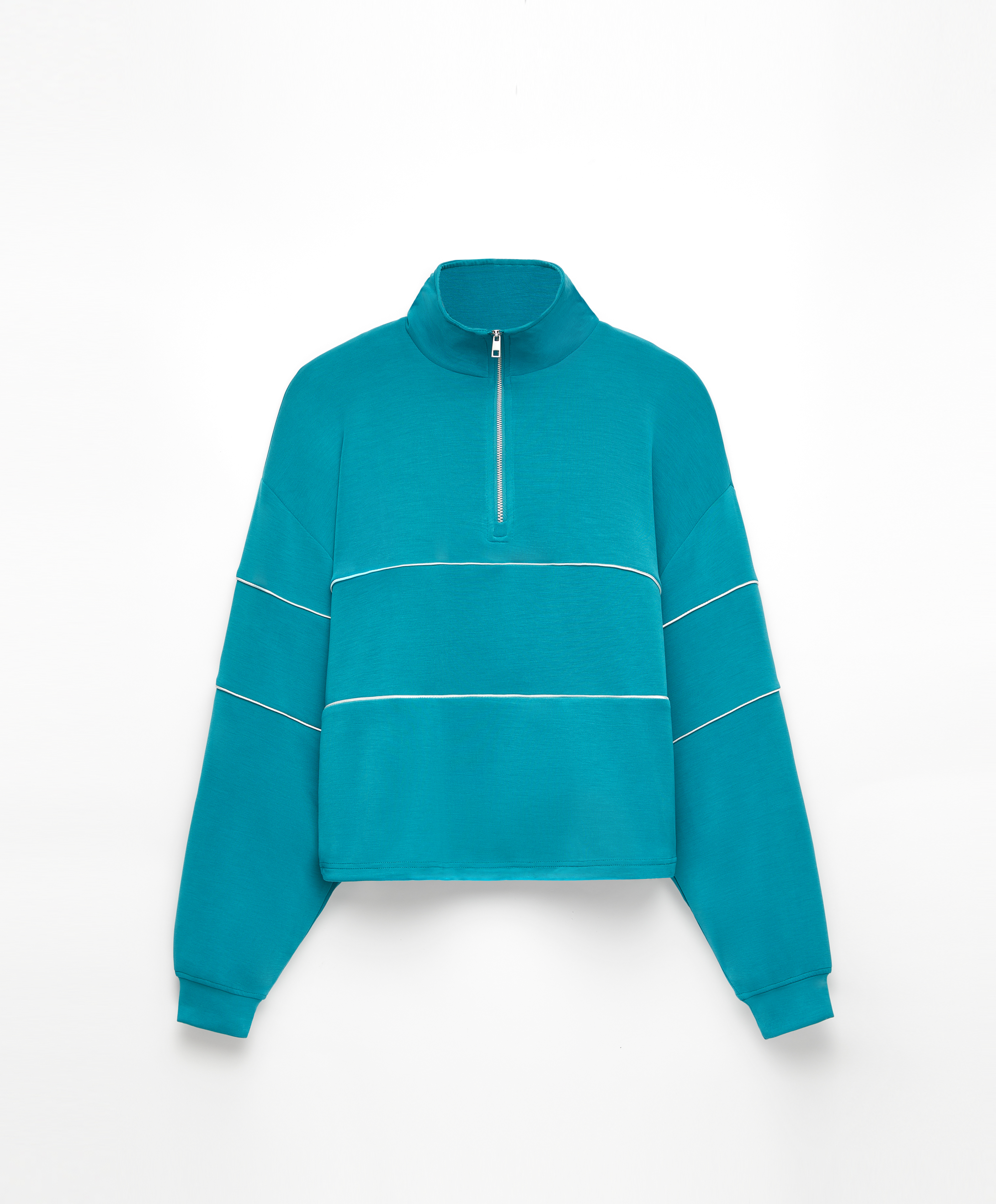 Supreme piping outlet half zip