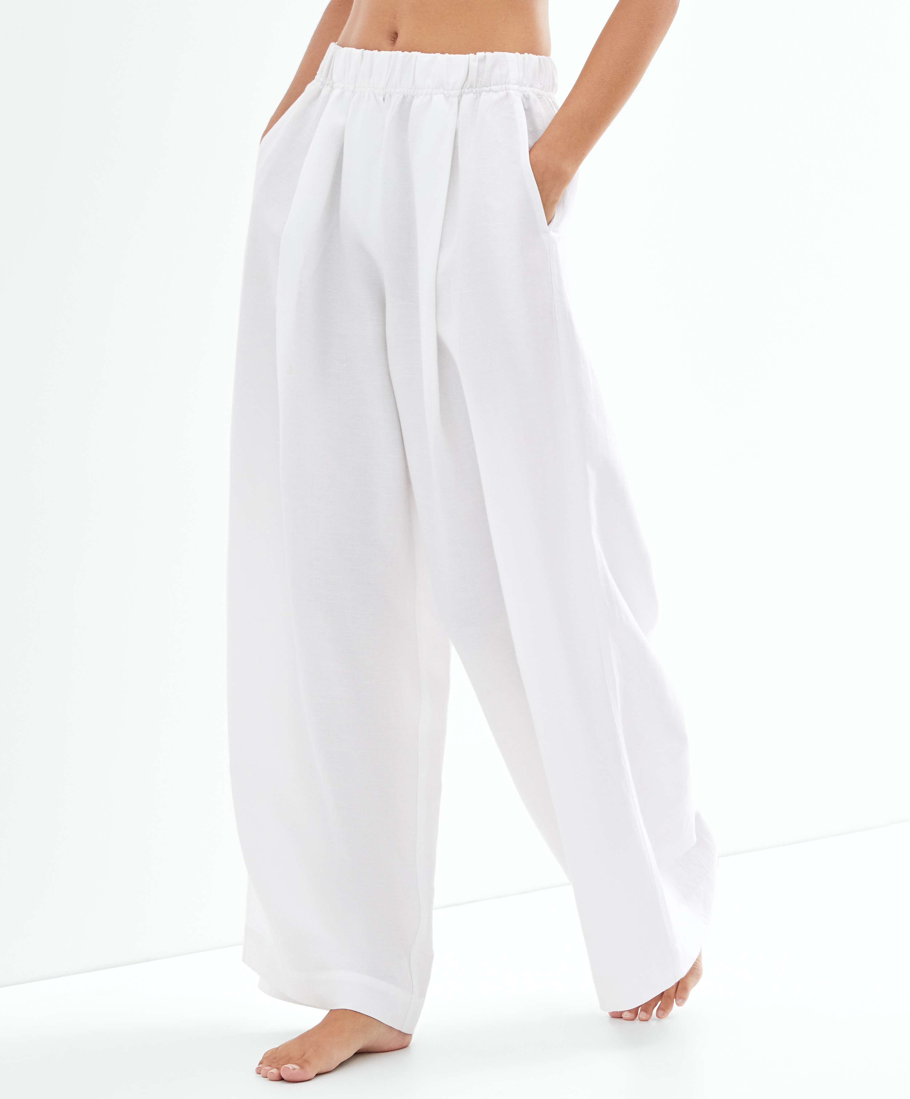 CHGBMOK Linen Pants Women Fashion Plus Size Casual Loose Wowens Sports Slim  Stretch Yoga Pants Hole Leggings High Waist Outer Wear Wide Leg Pants Women,  Up to 65% off! 