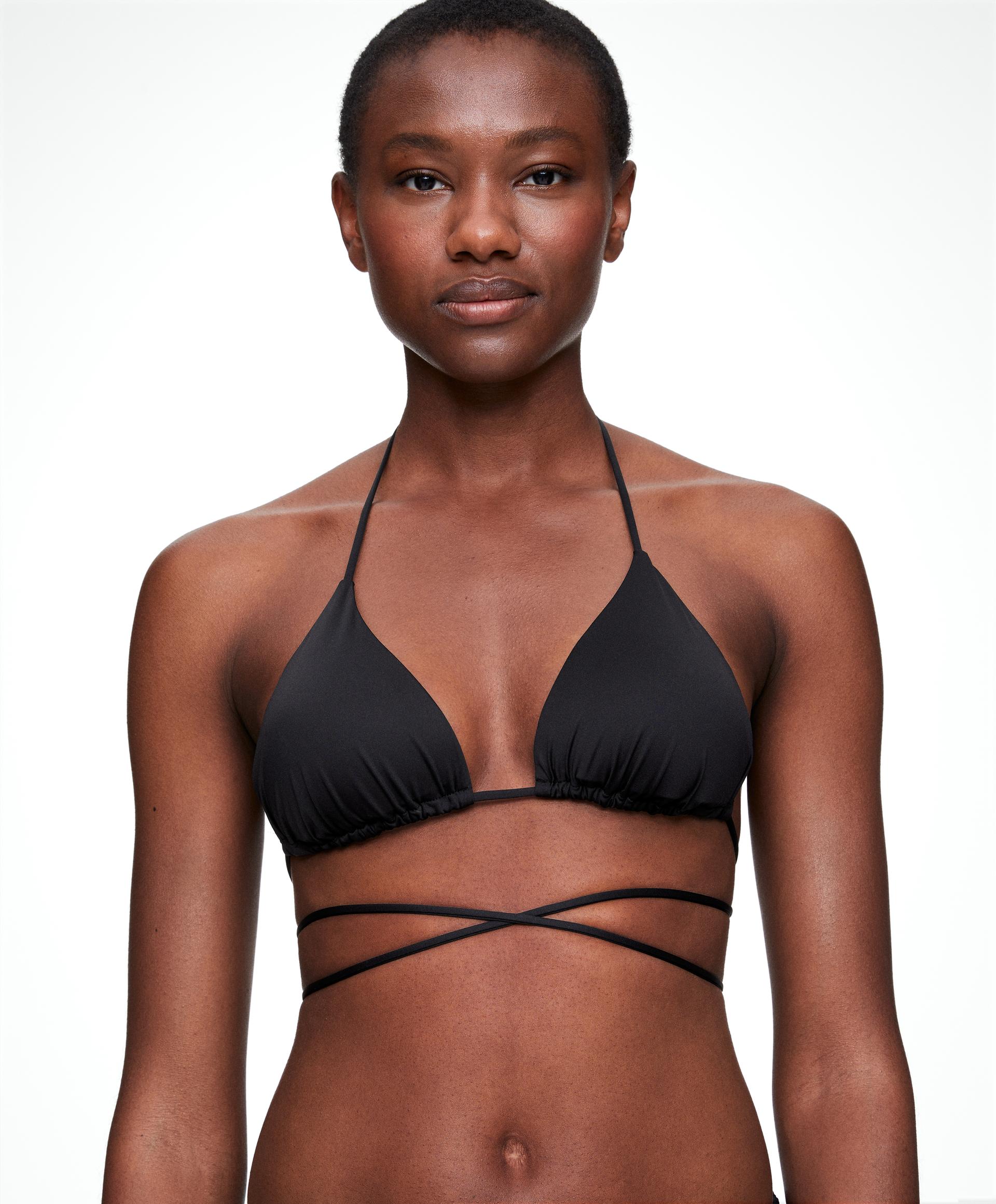 Crossover straps triangle bikini top OYSHO United Kingdom