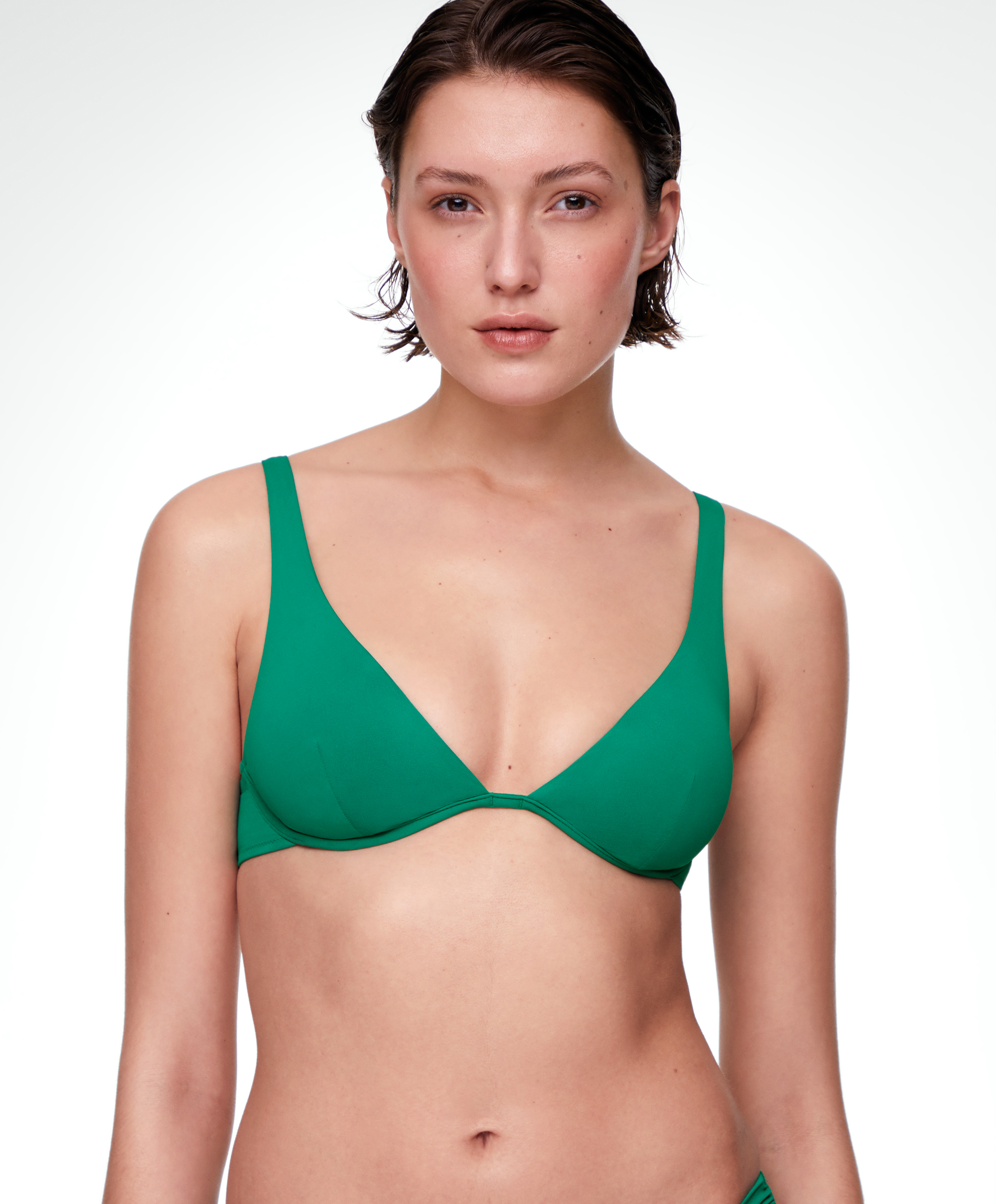 Green bikini sales tops