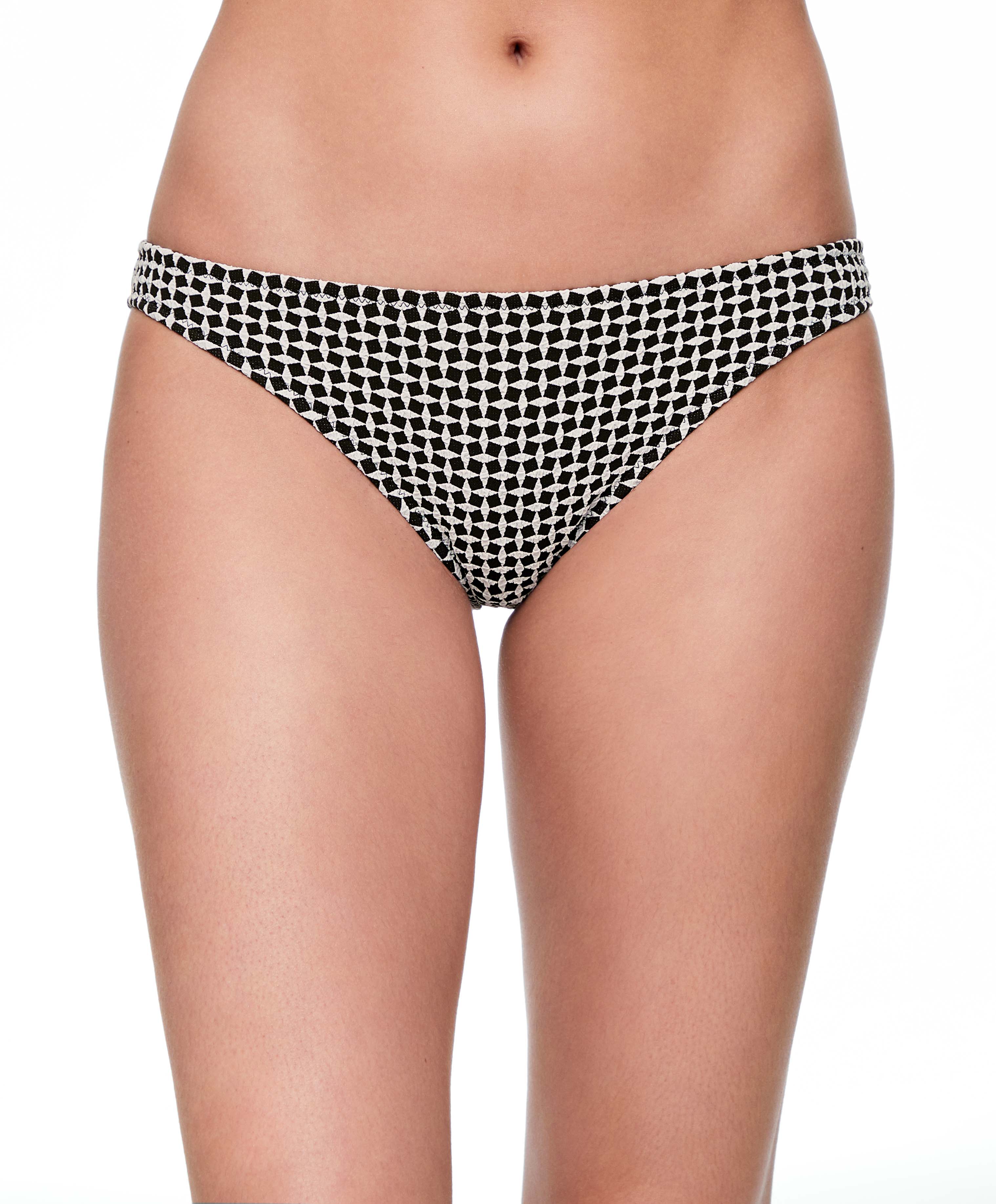 Mini geometric classic bikini briefs
