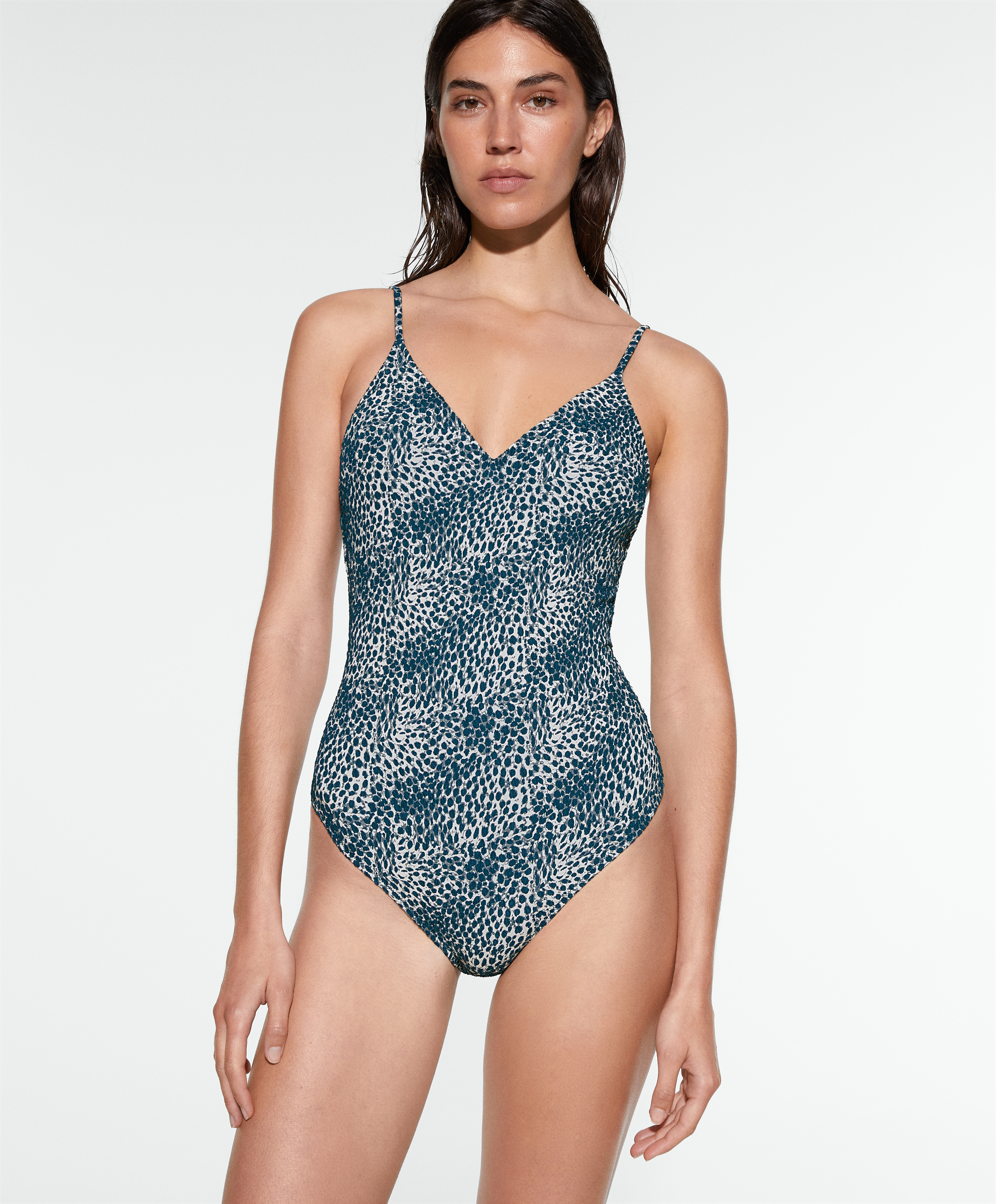 Oysho 2025 green swimsuit