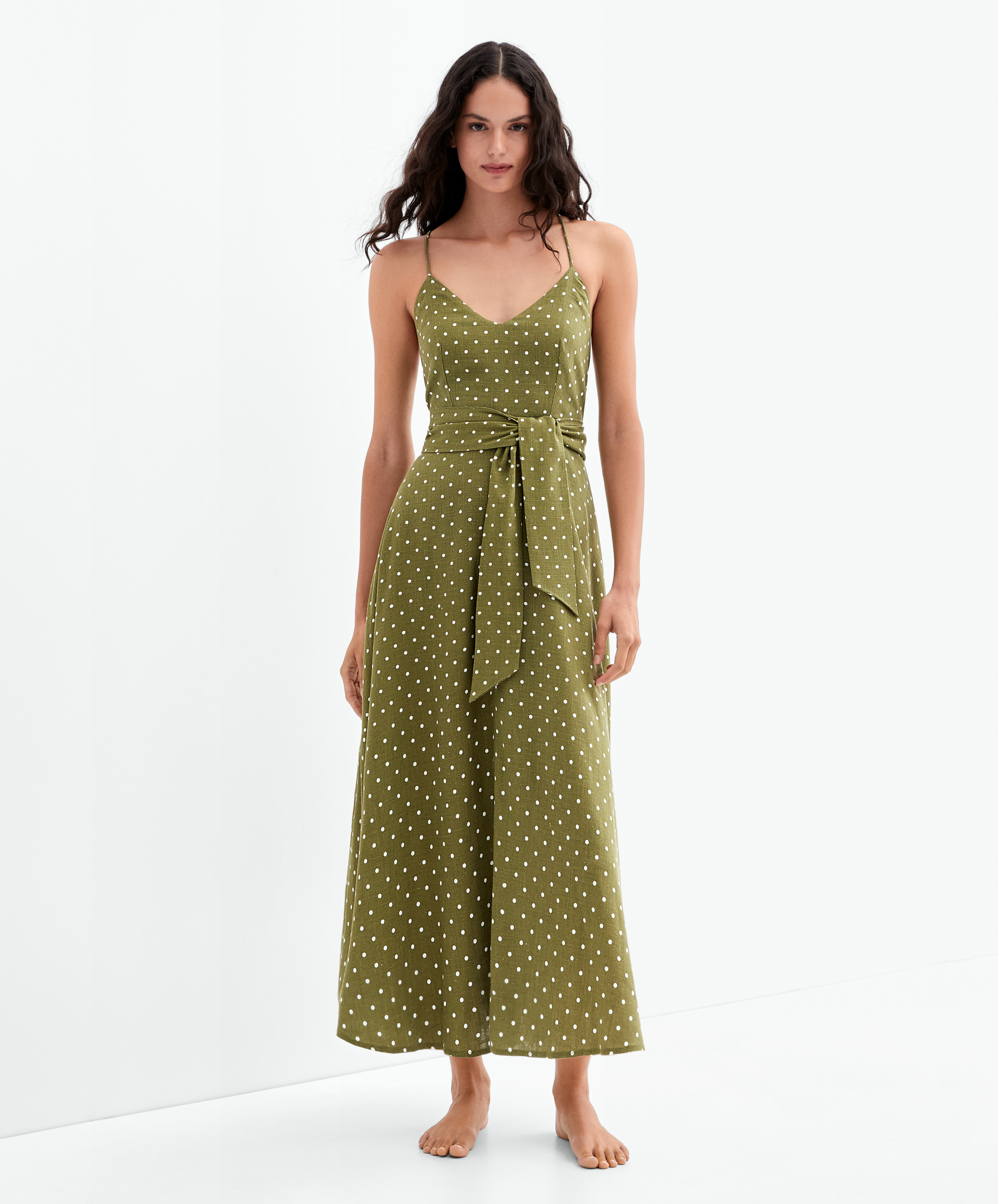 Oysho robe verte discount