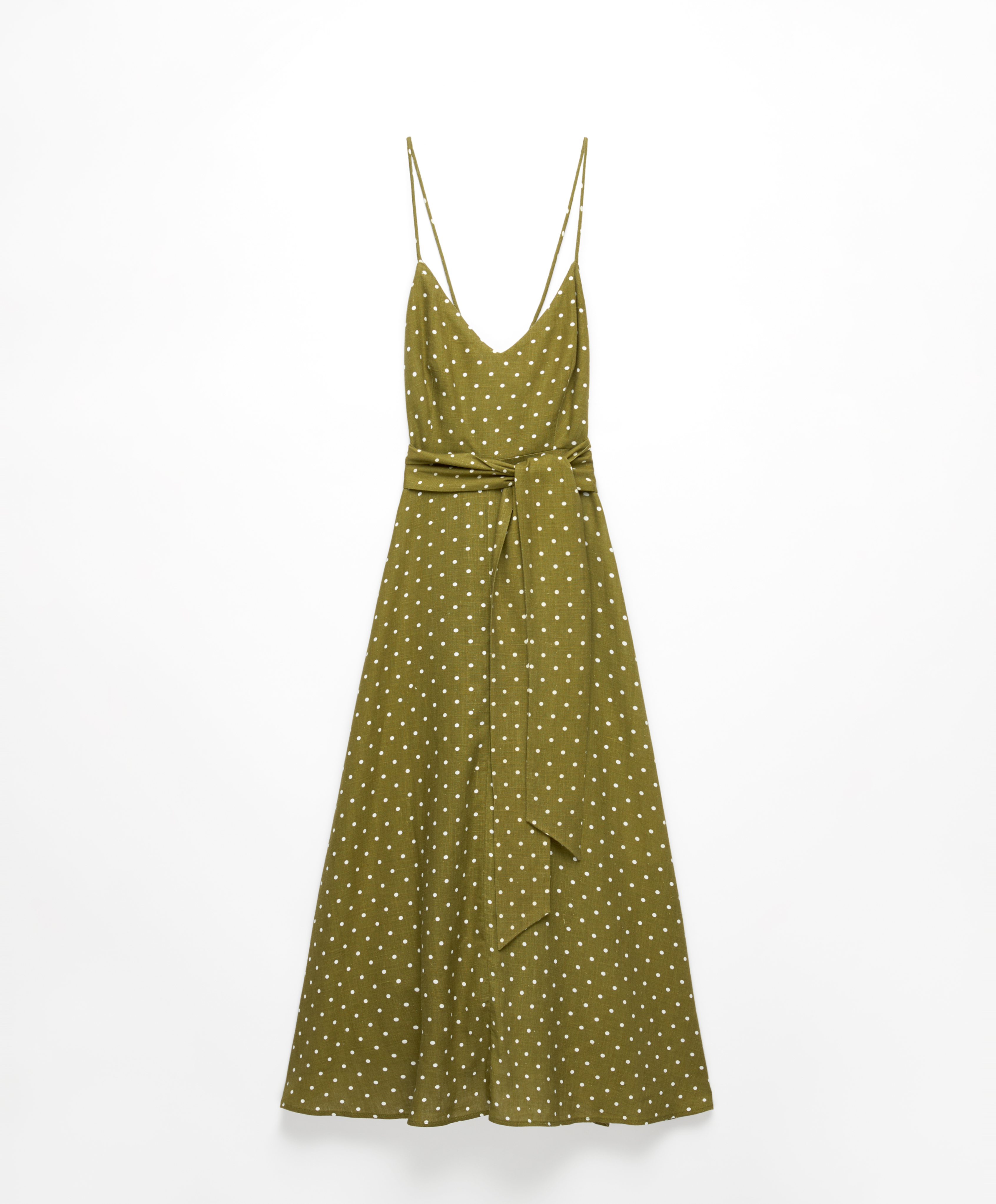 Light green outlet polka dot dress