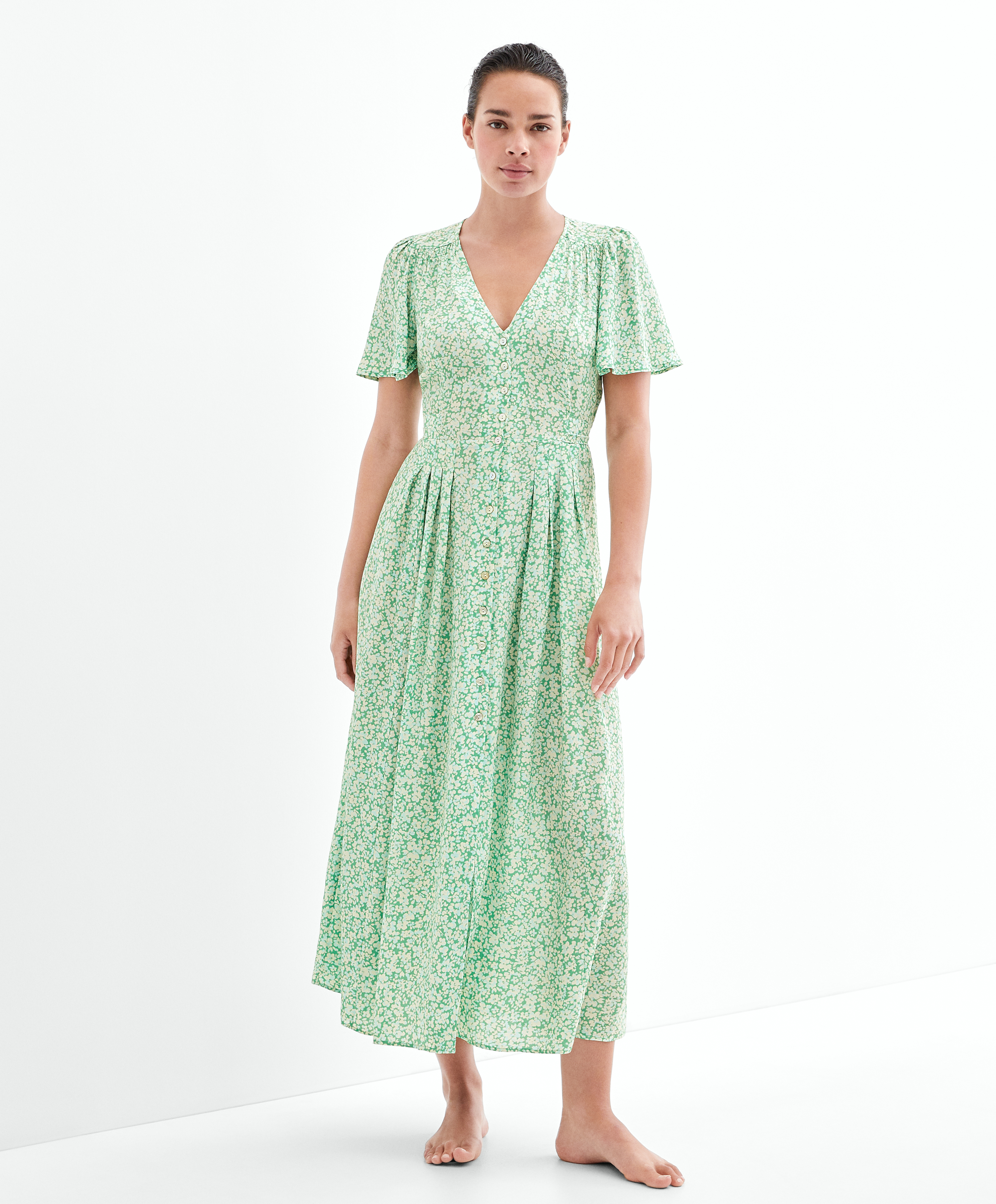 Robe longue fleur OYSHO Italia