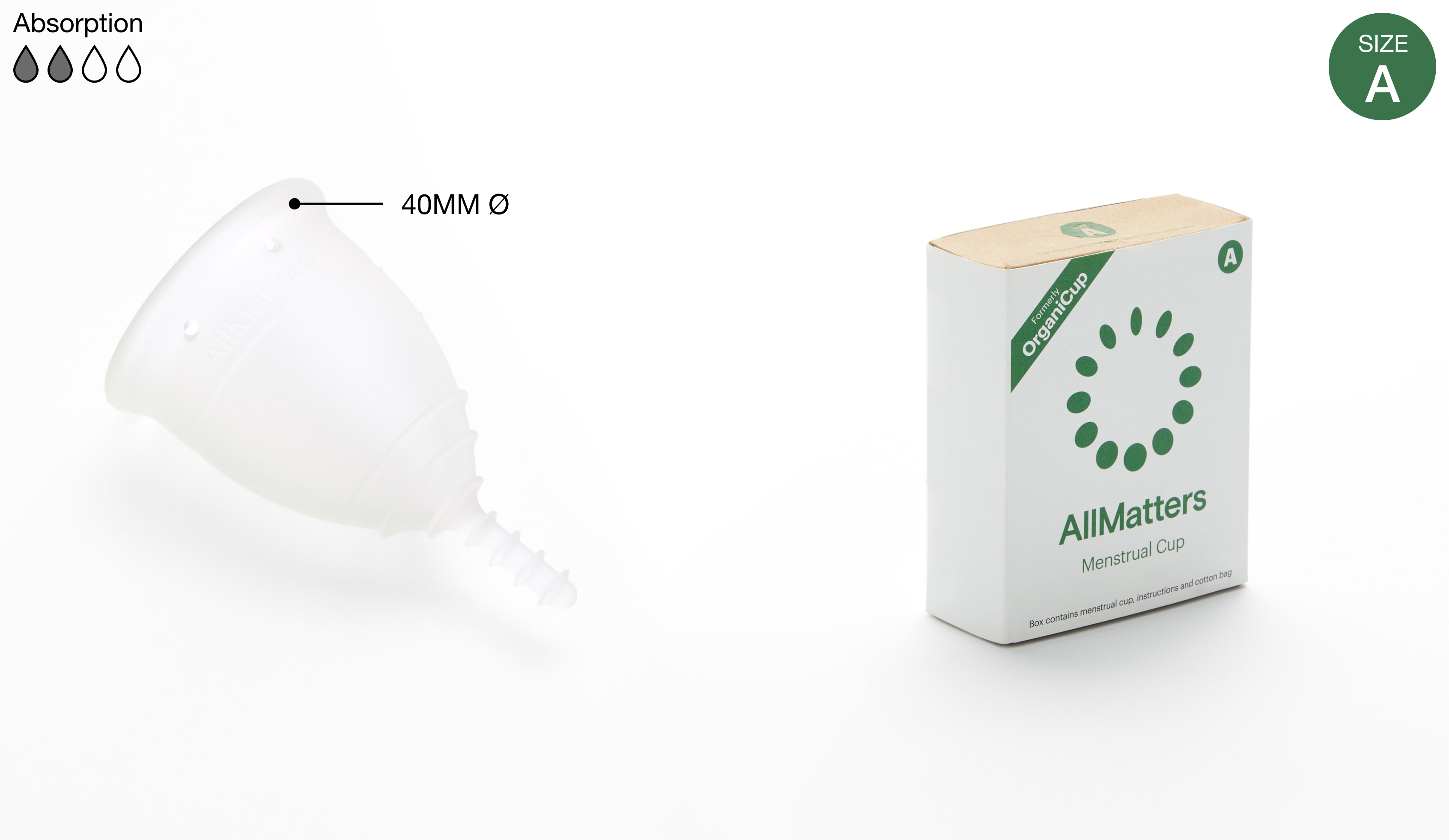 OrganiCup AllMatters A menstrual cup