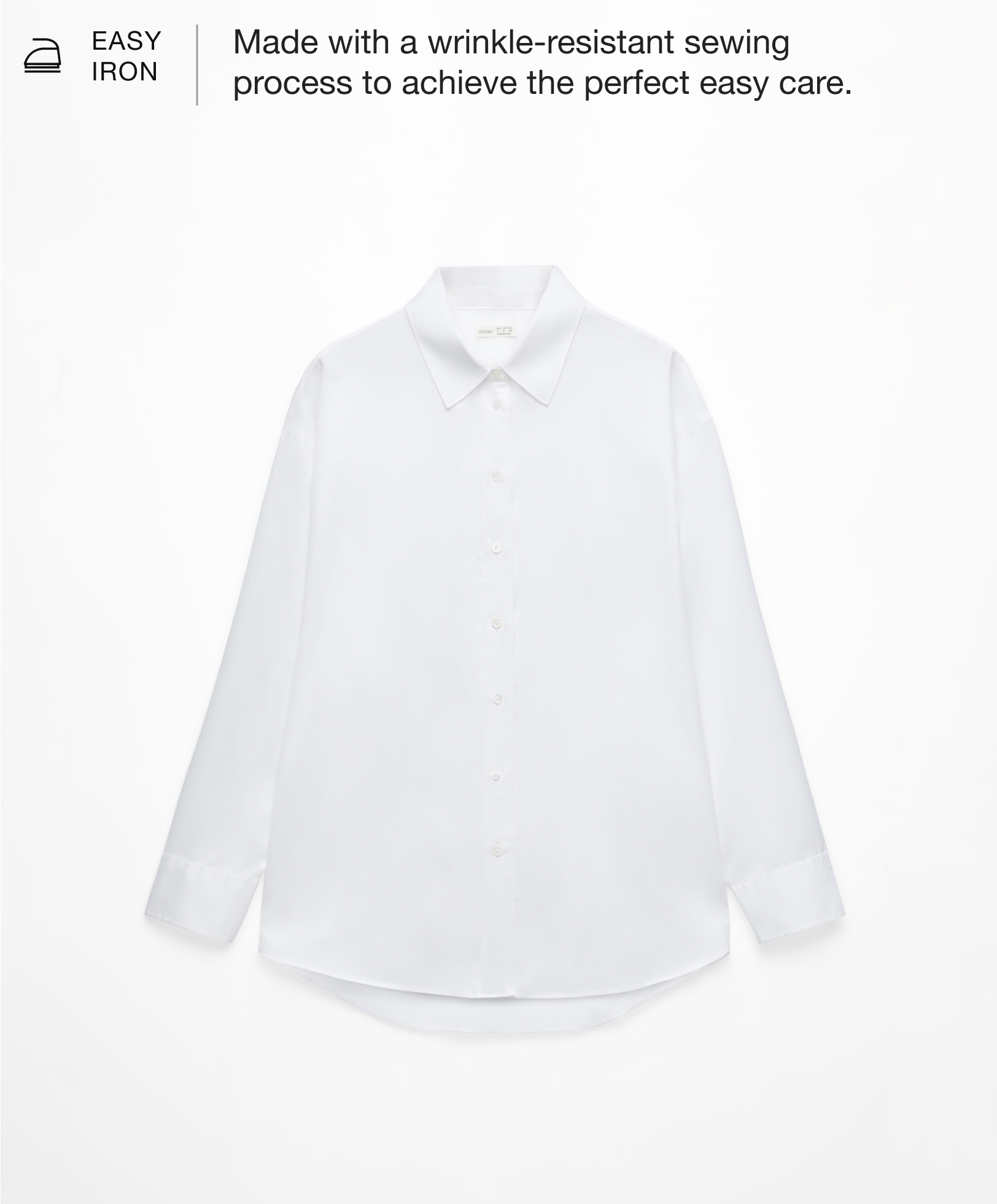 100% cotton easy iron shirt