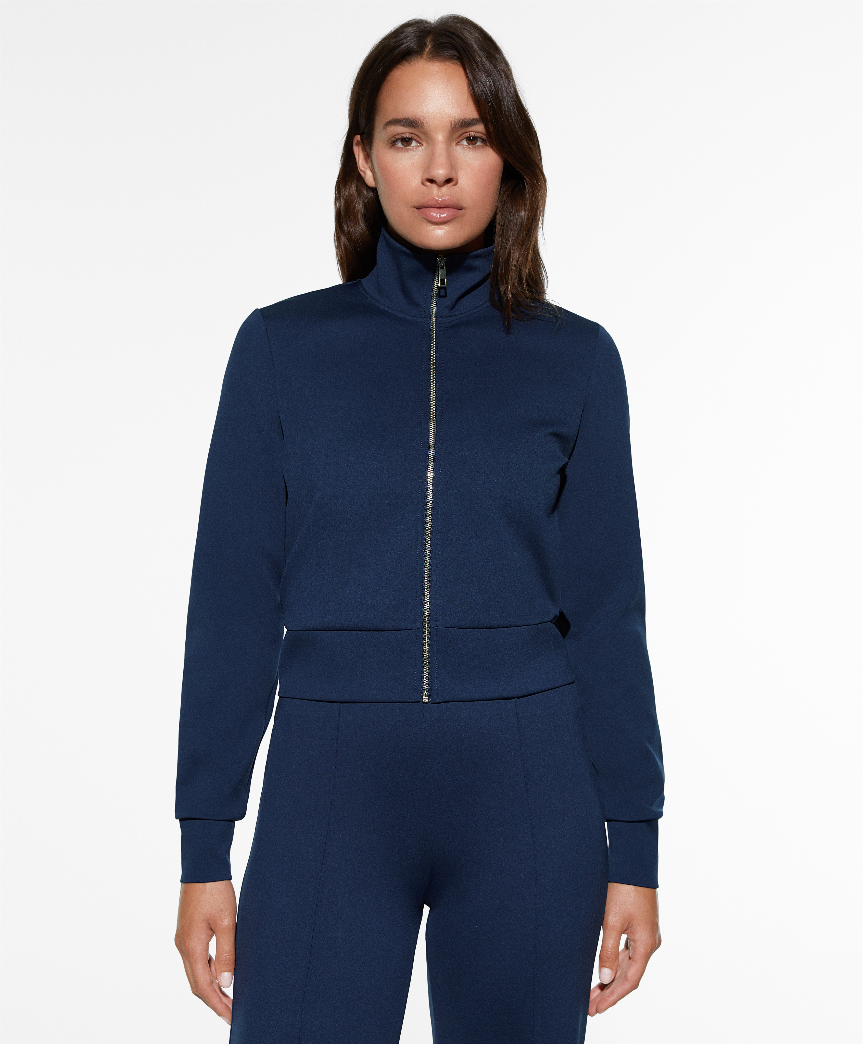 Neoprene-effect technical jacket | OYSHO United States