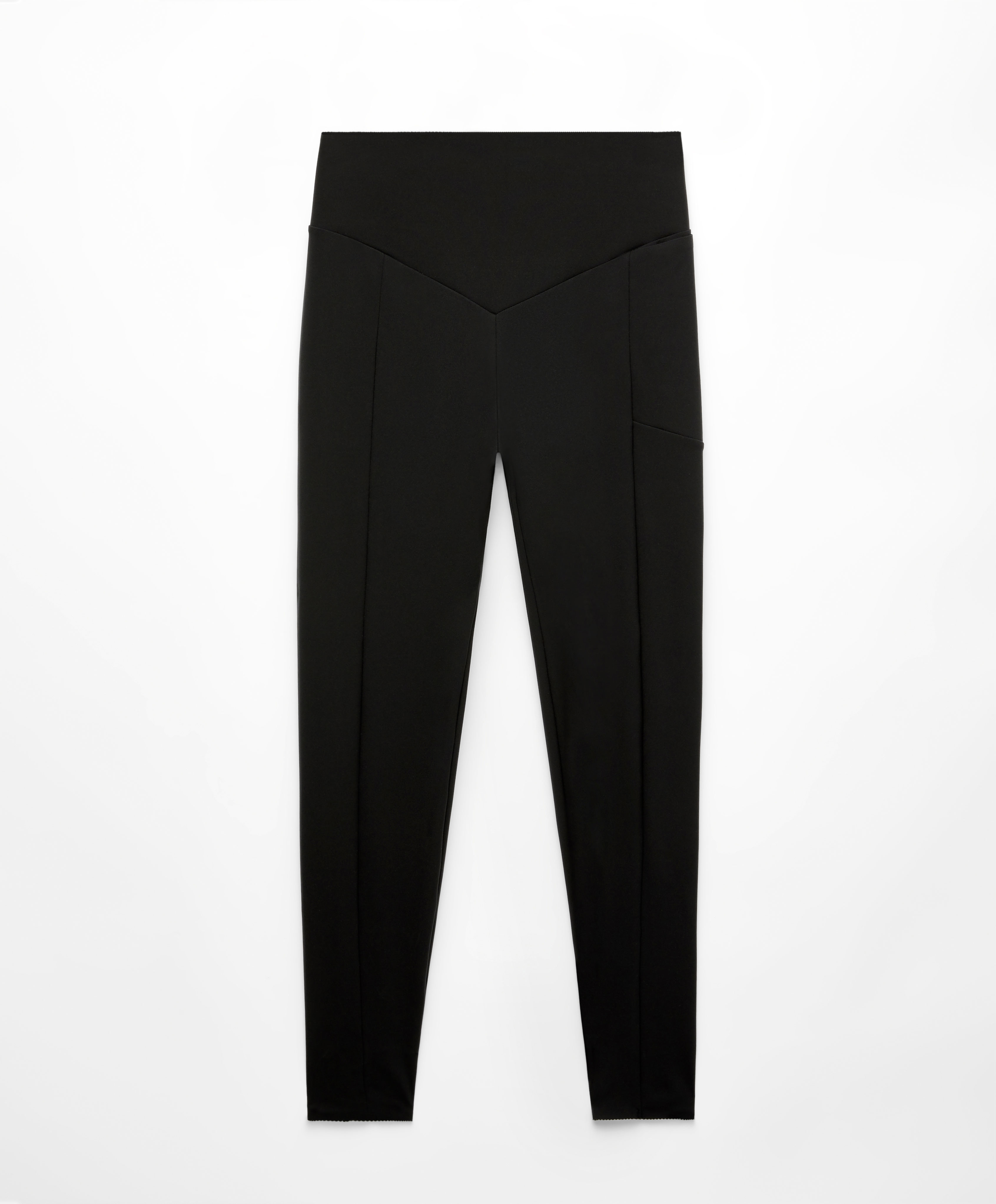 Compressive 65cm ankle length leggings with pocket OYSHO United