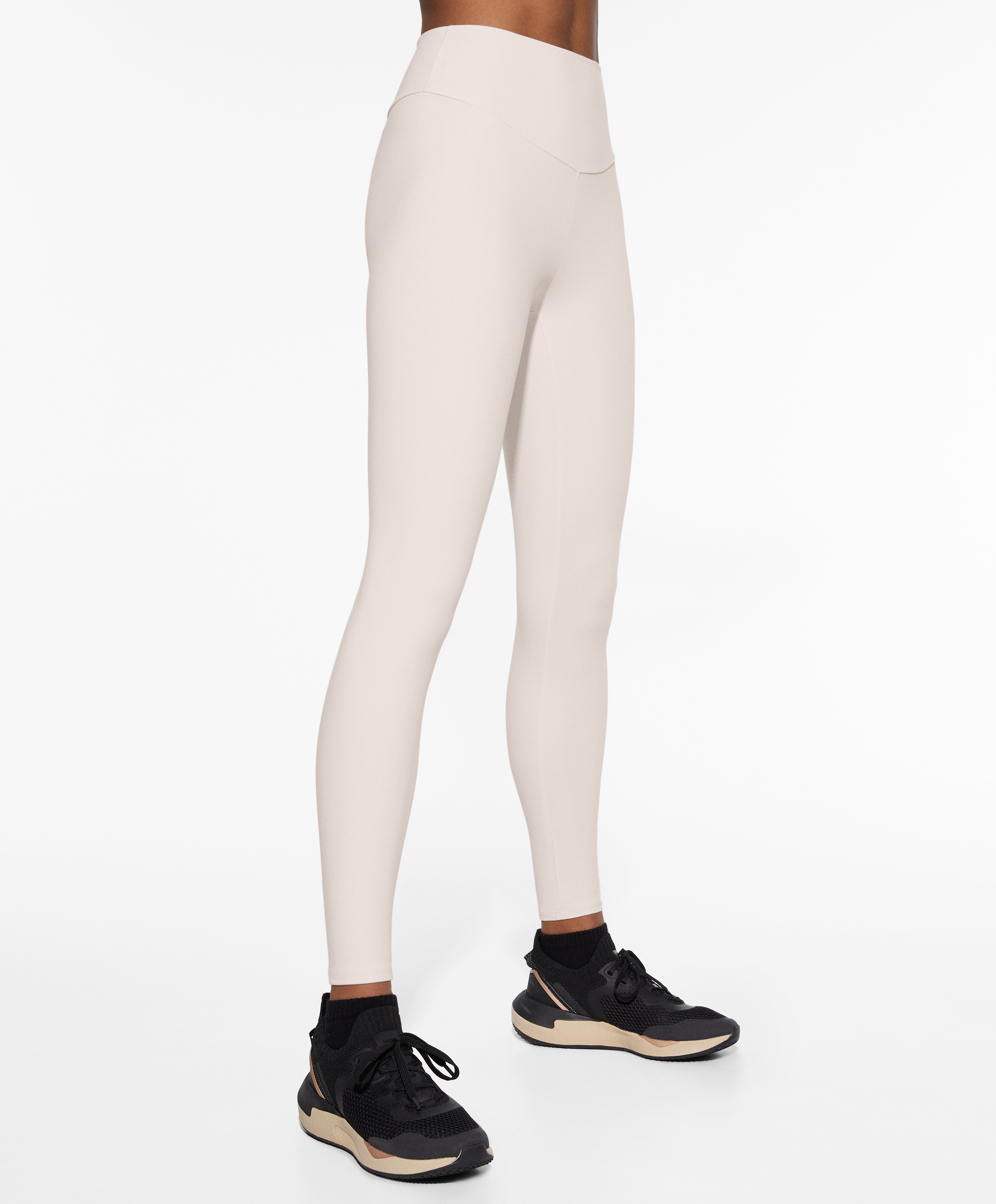 Oysho Comfortlux medium-rise 65cm ankle-length leggings - 126323404-800