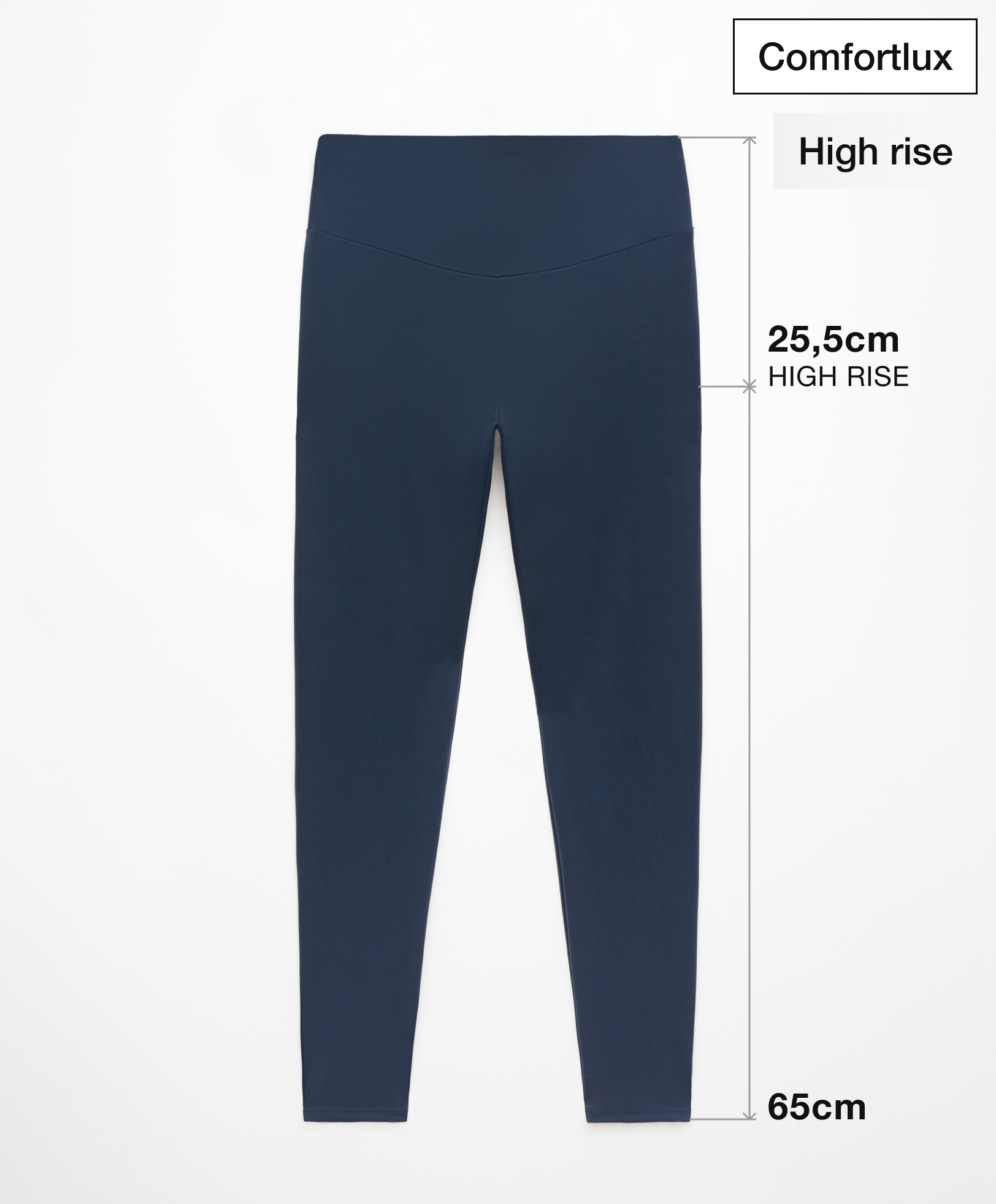 Comfortlux high-rise ankle-length leggings