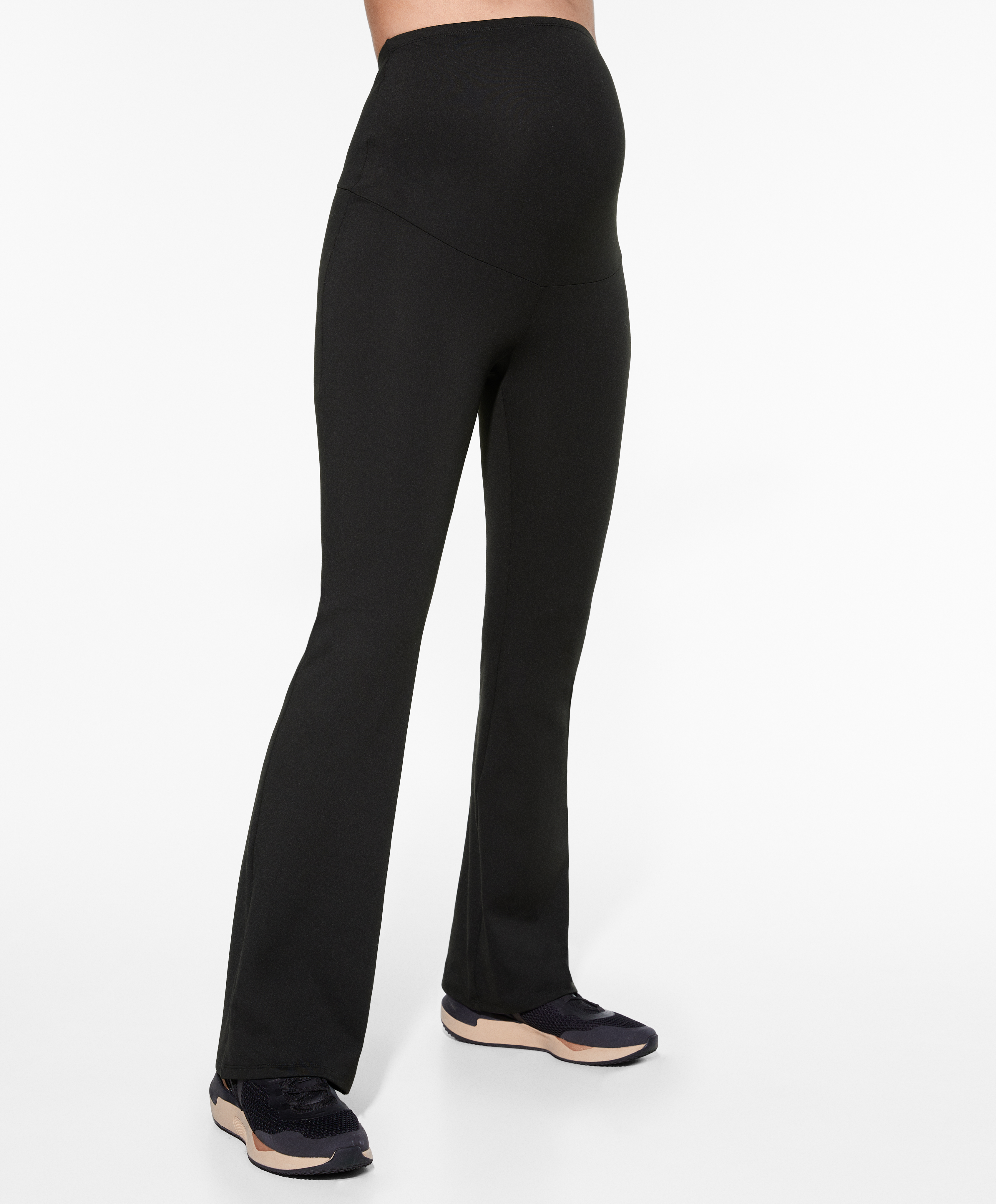 Maternity comfort flare trousers