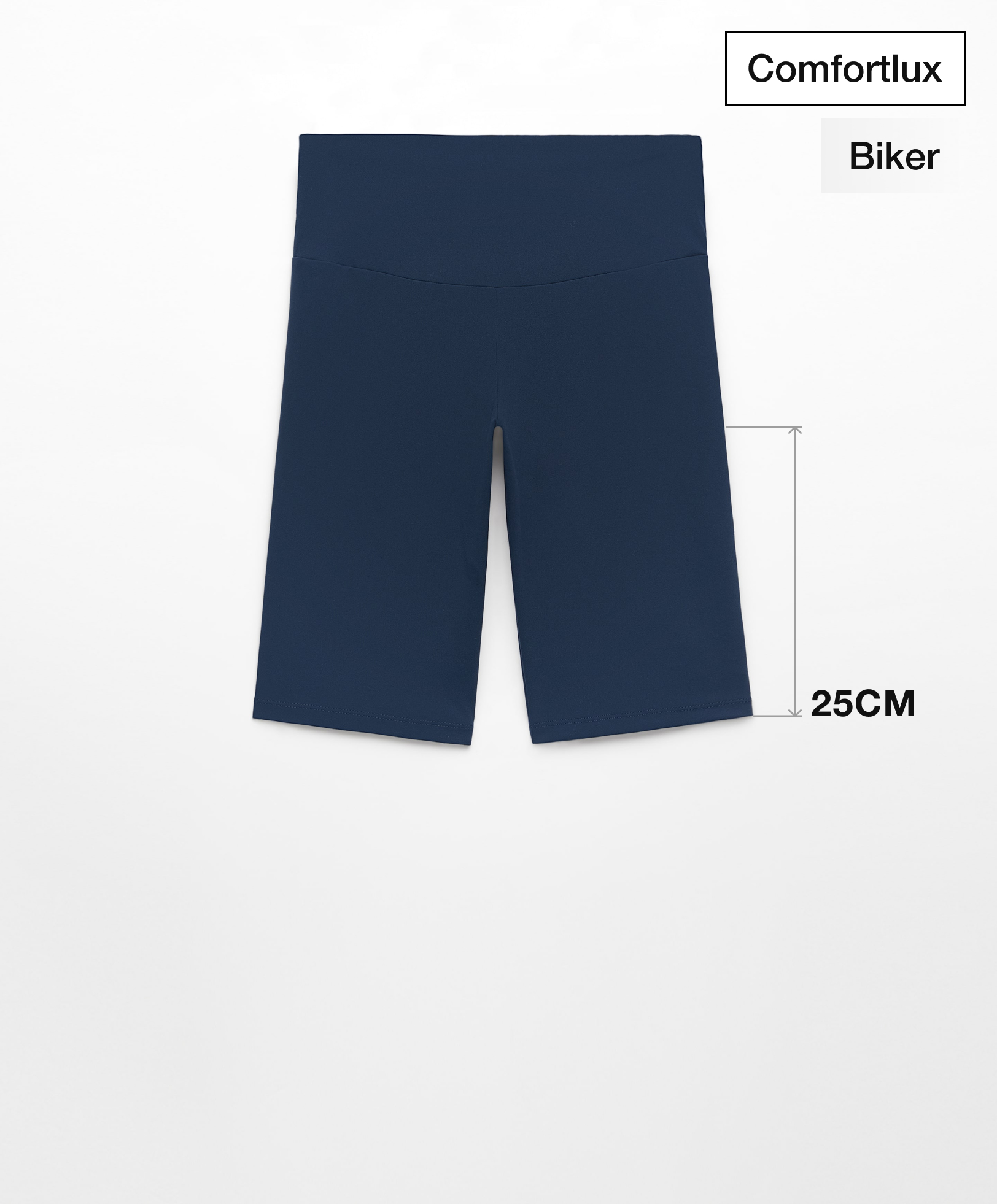 Comfortlux high-rise 25cm cycle leggings