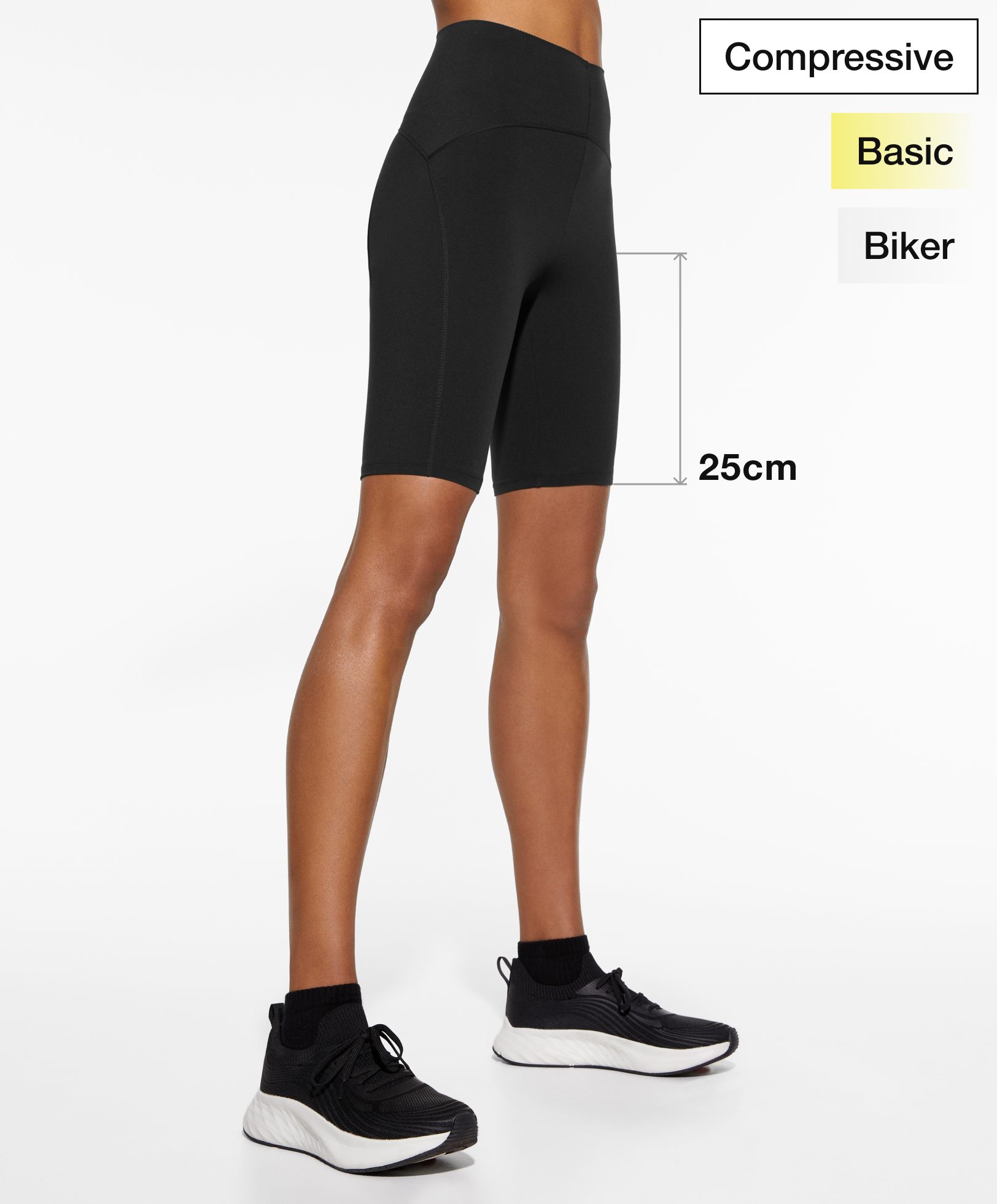 Basic compressive 25cm cycle leggings