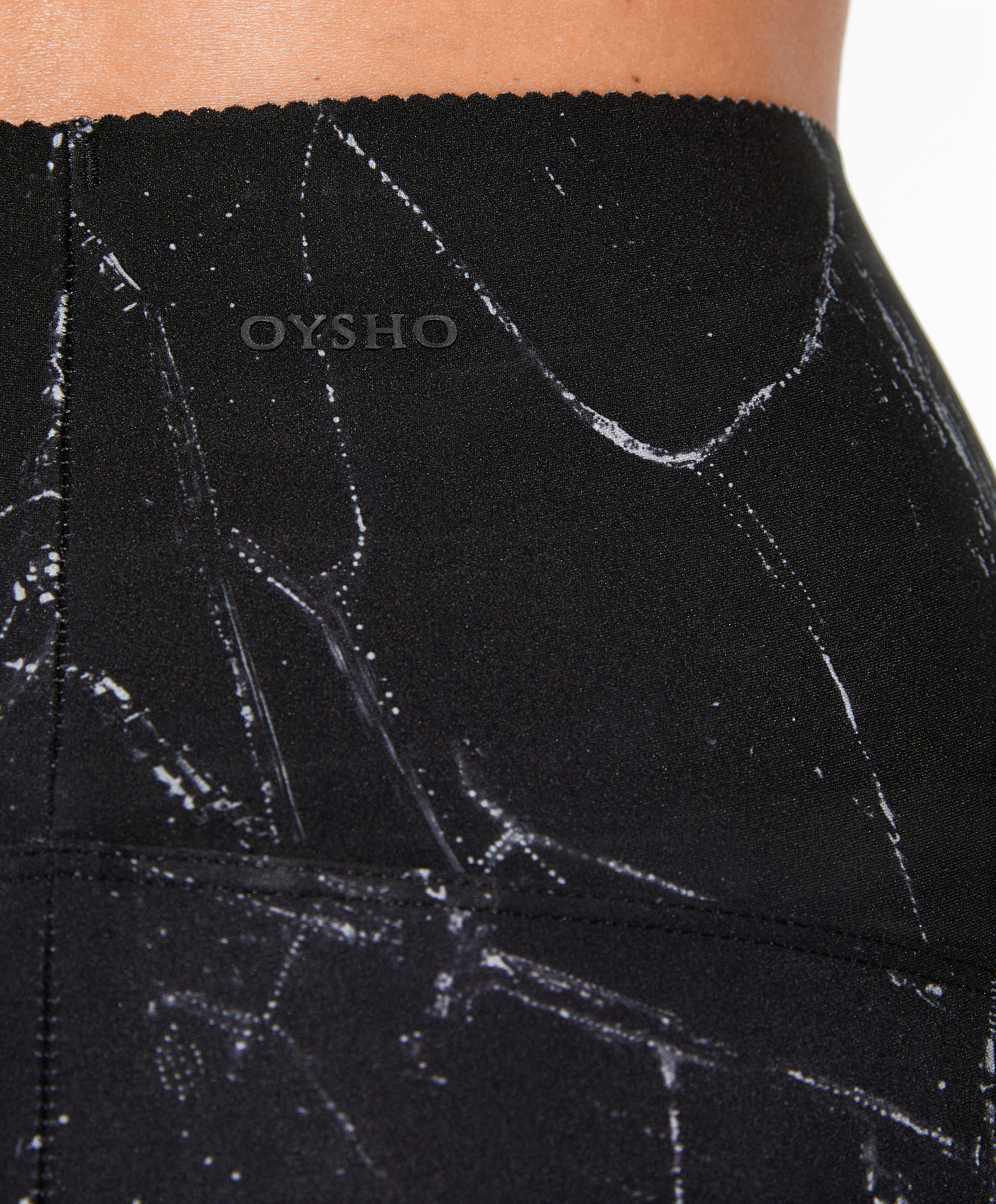 Oysho Basic compressive ankle-length leggings - 136643097-565
