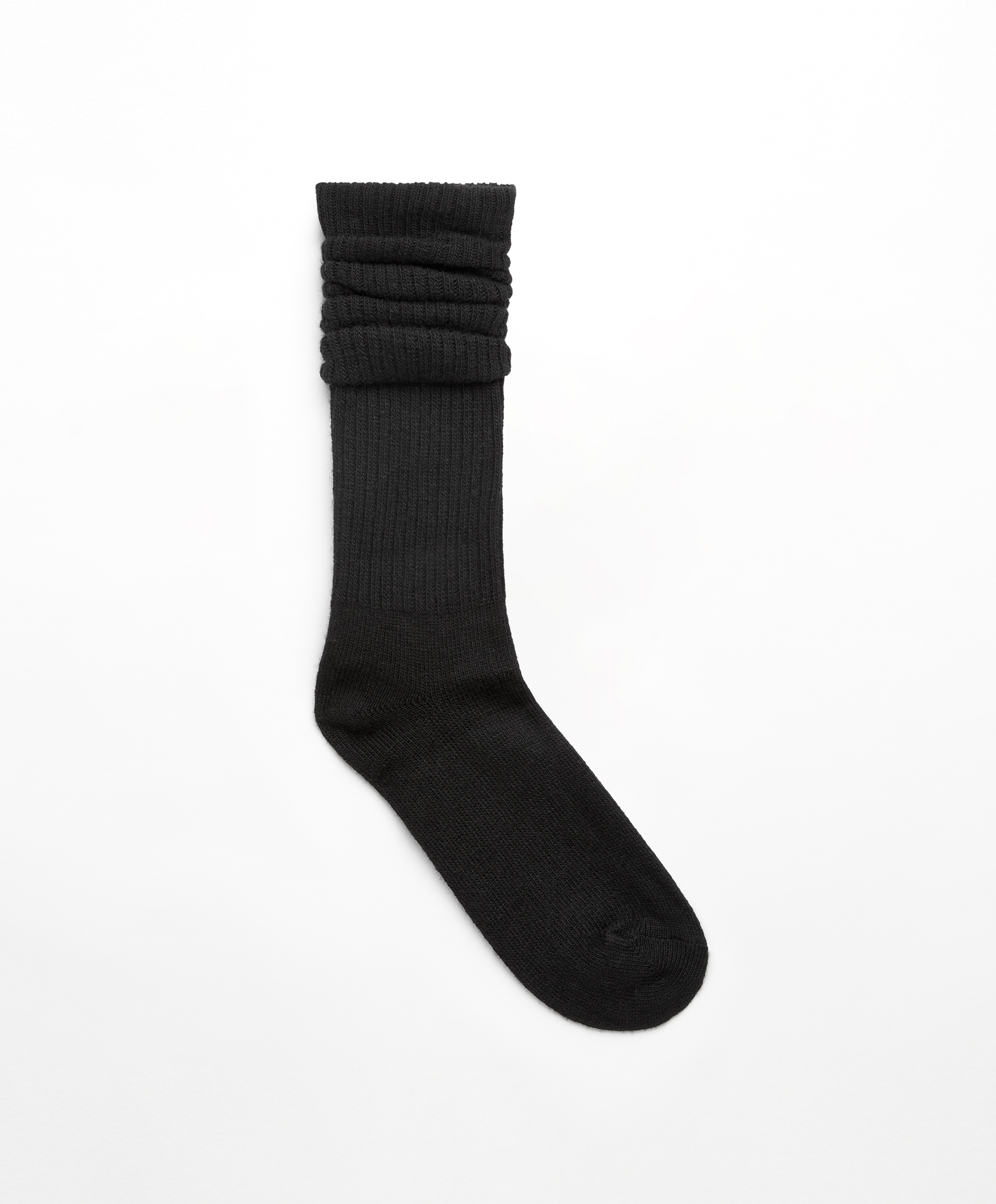 Long socks with 29% wool and 5% cashmere