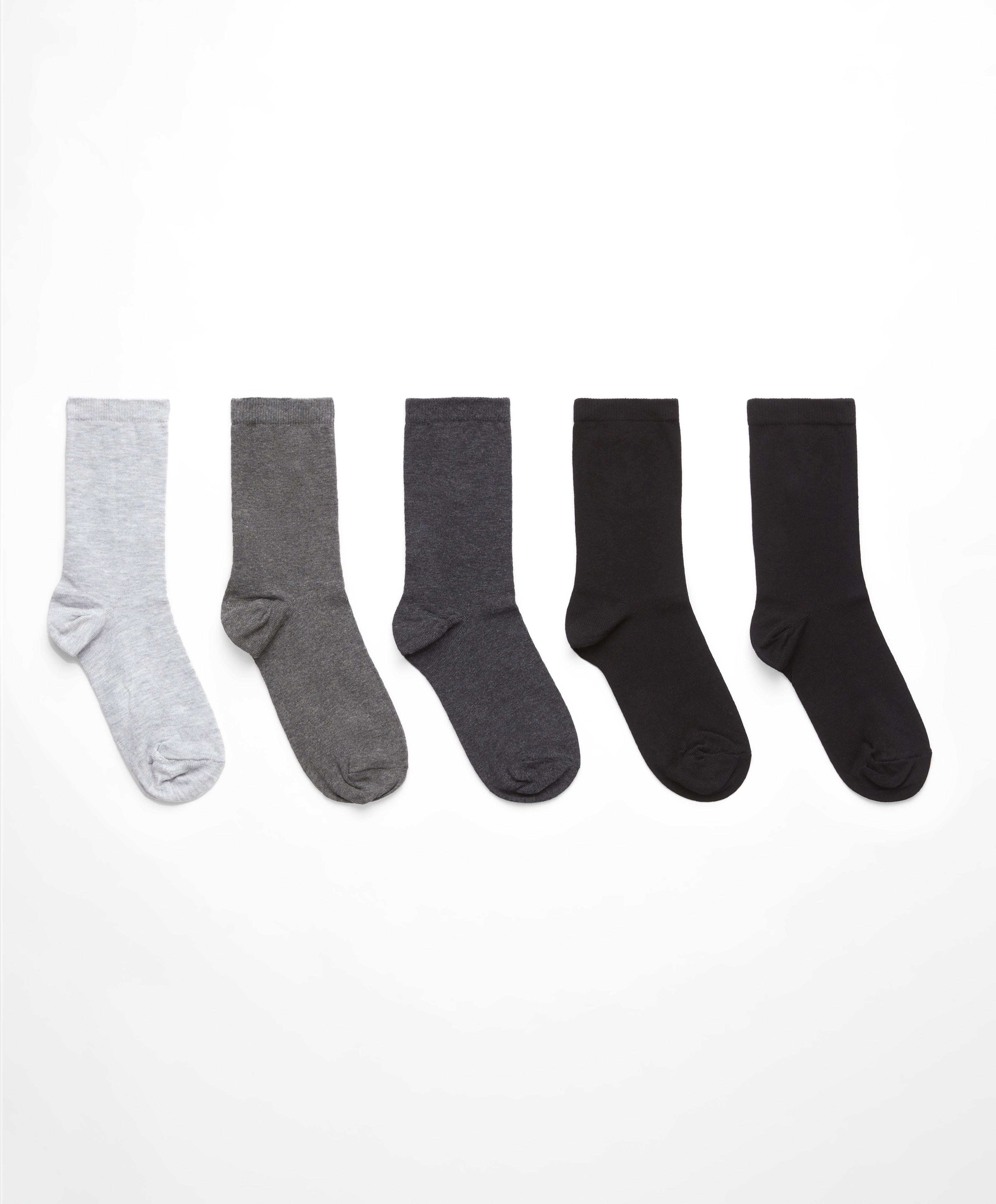 BUDERMMY 4 Paia Calzini Antiscivolo Per Pilates E Yoga Donna - Cotone, Con Grip In Gomma E Supporto Arco Plantare - Calze Sportive Per Palestra, Danza E Casa - Taglie UK 3-5 (S) E 6-8 (M)