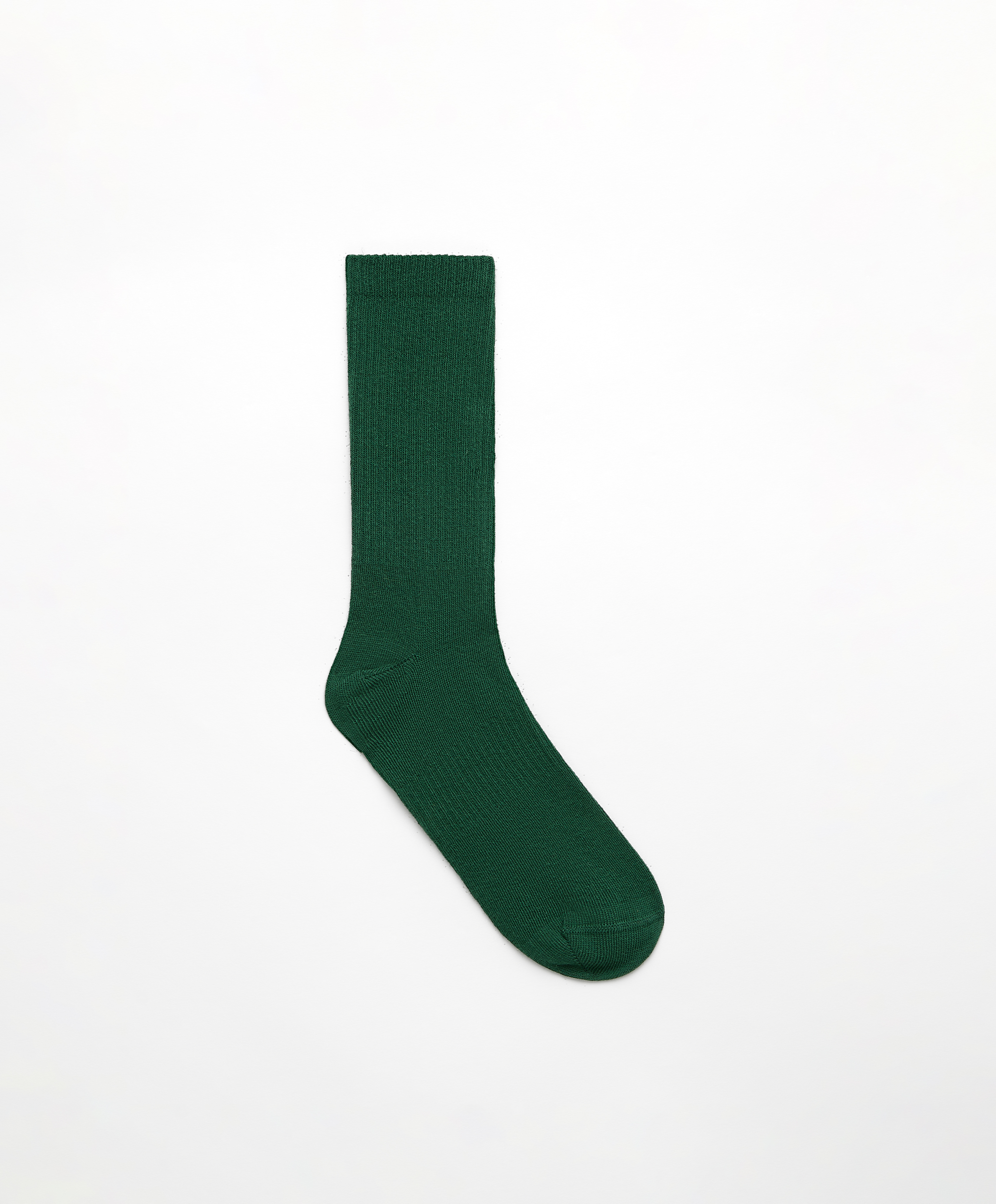 Plain rib cotton classic sports socks