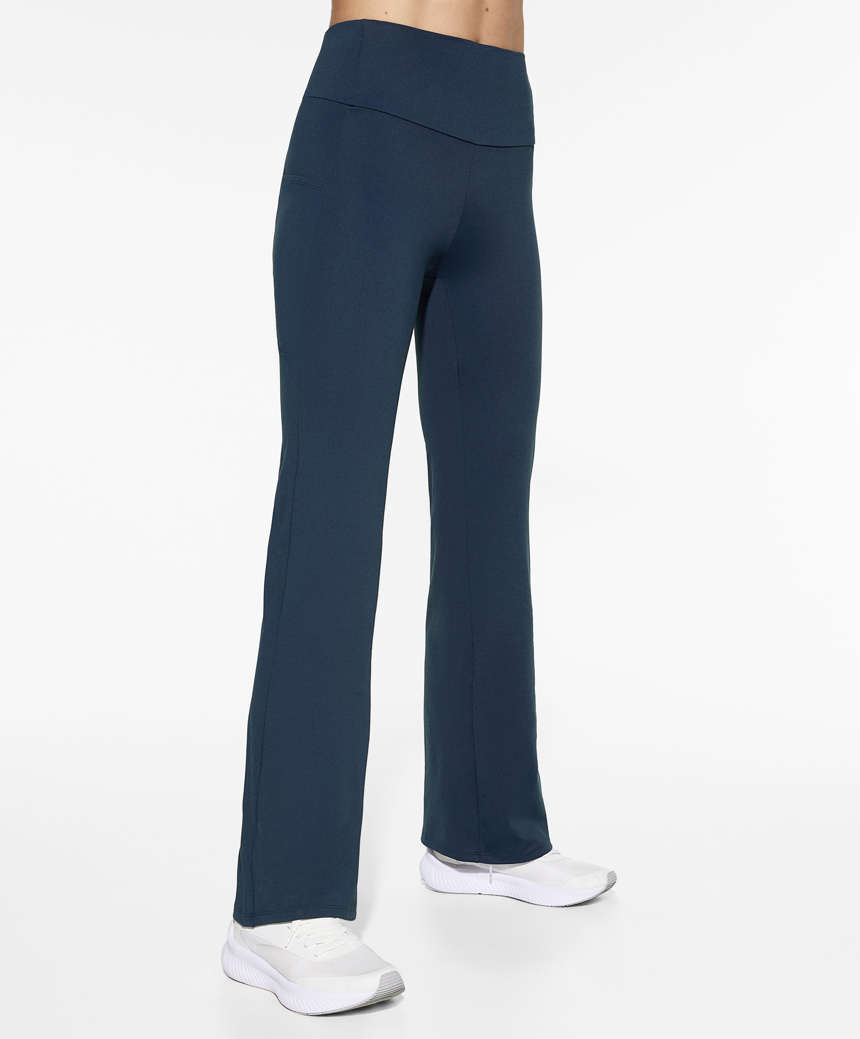 Comfortlux bootcut trousers with pockets