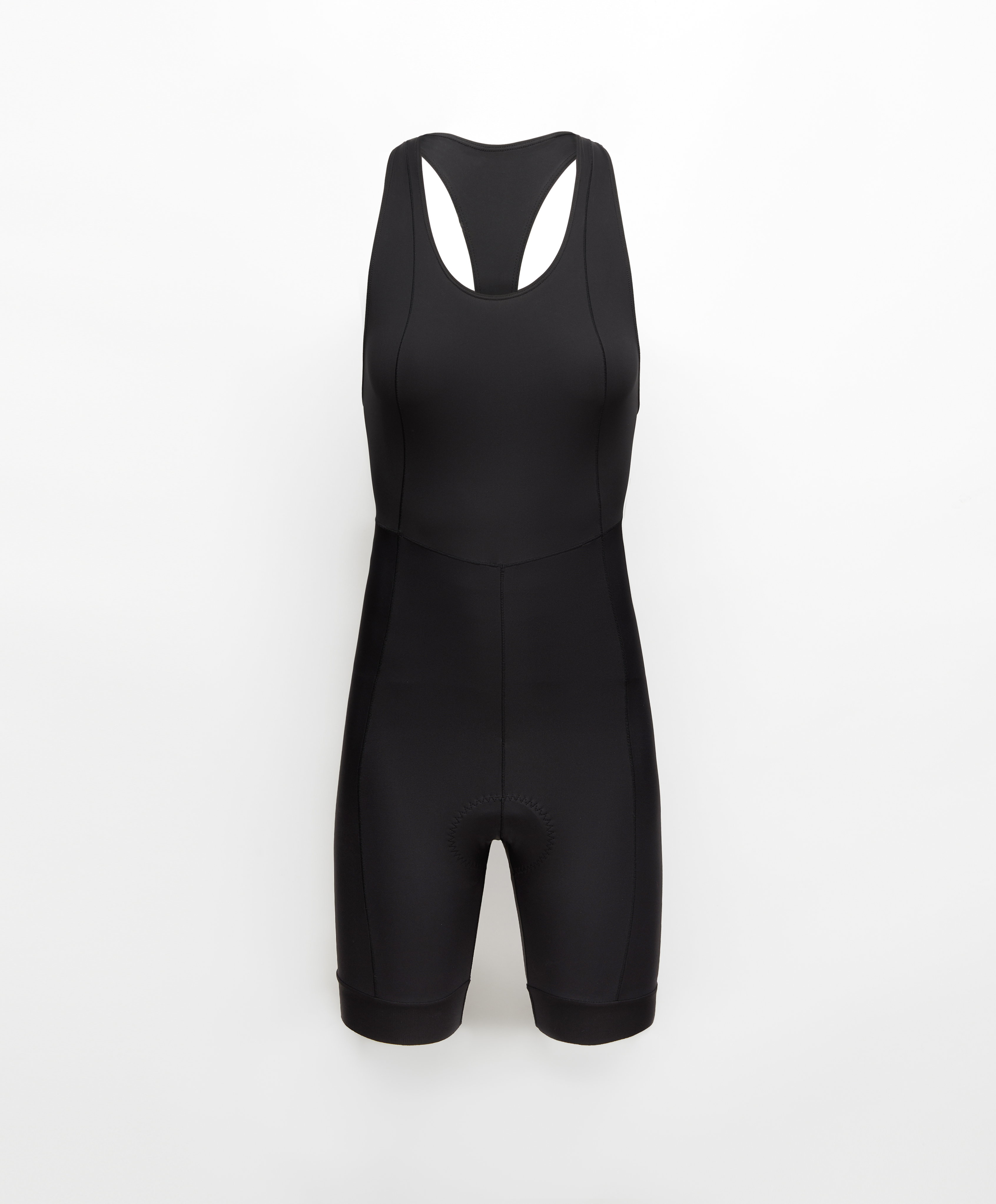 Cycling short one-piece with straps