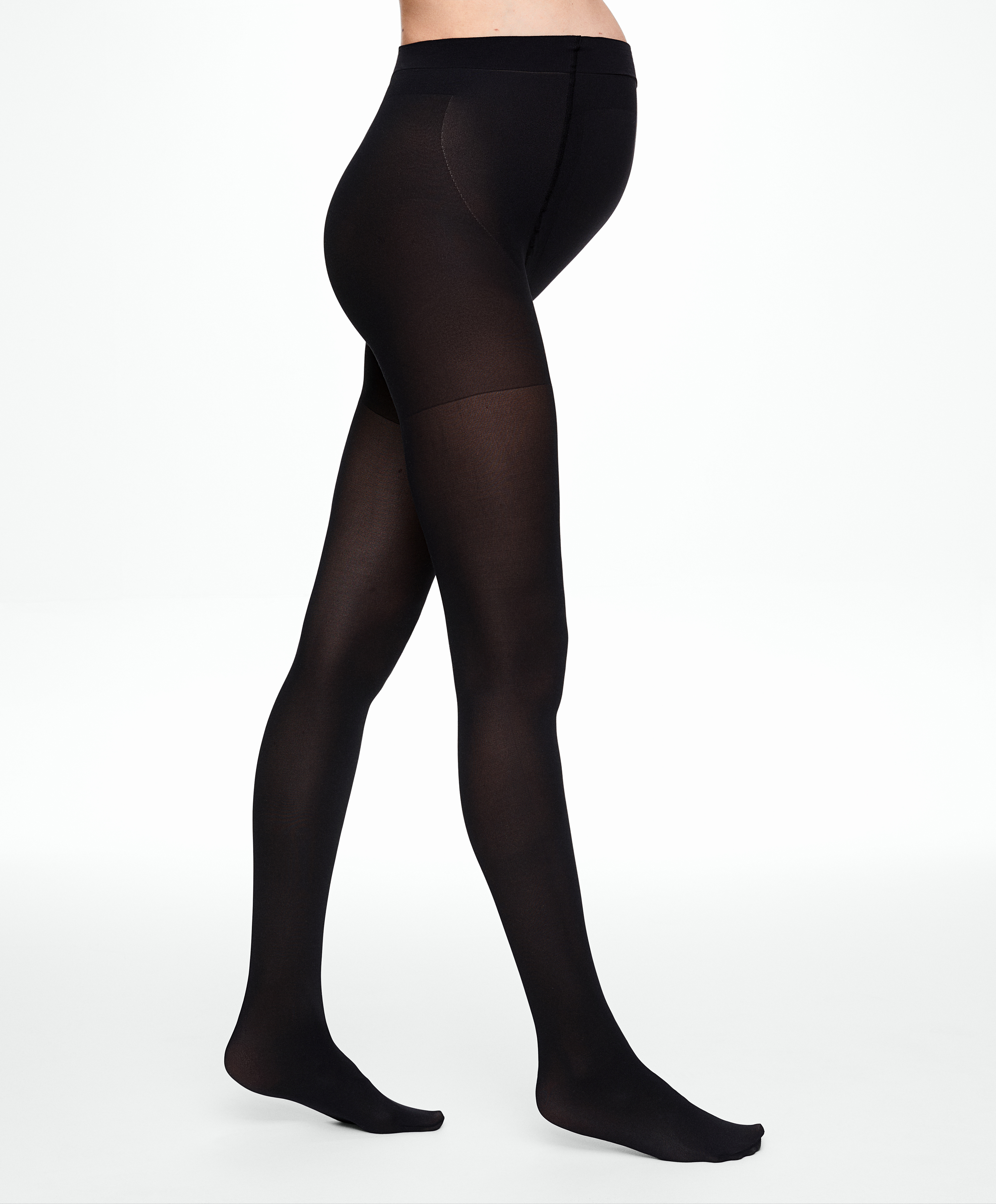 Black opaque support on sale tights