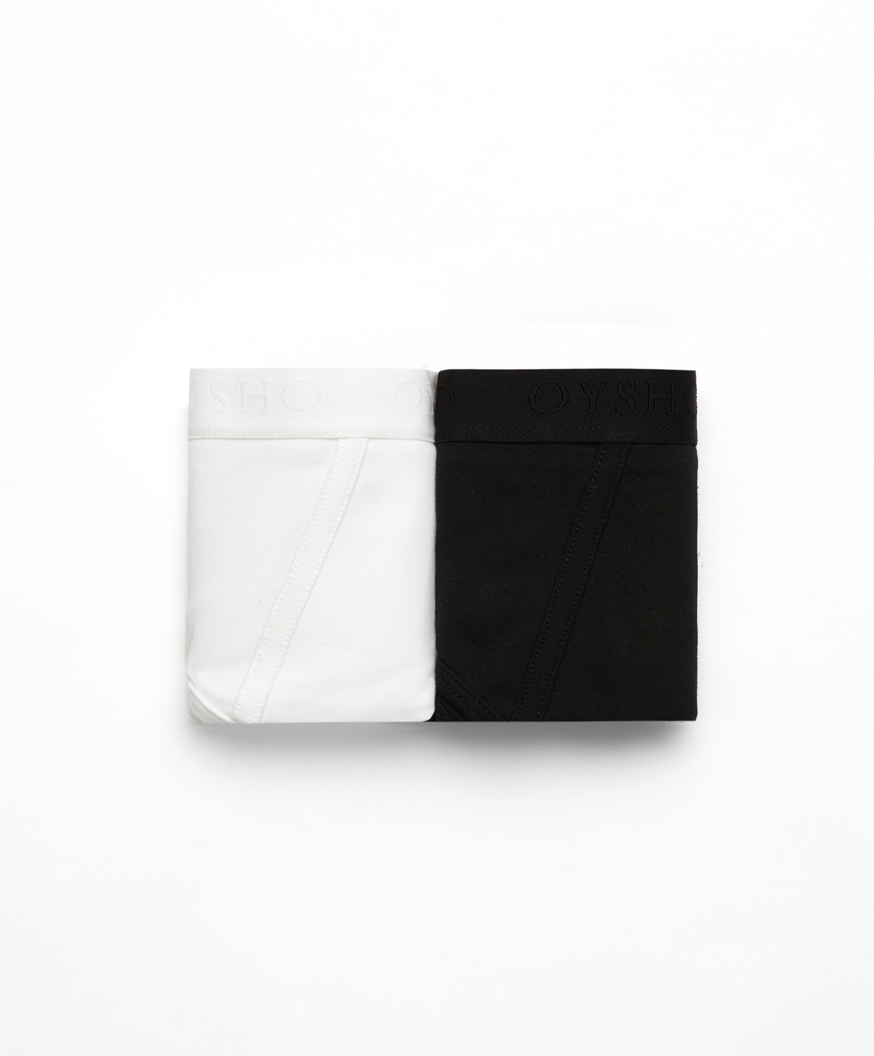 2 cotton blend high-rise cheeky briefs with logo