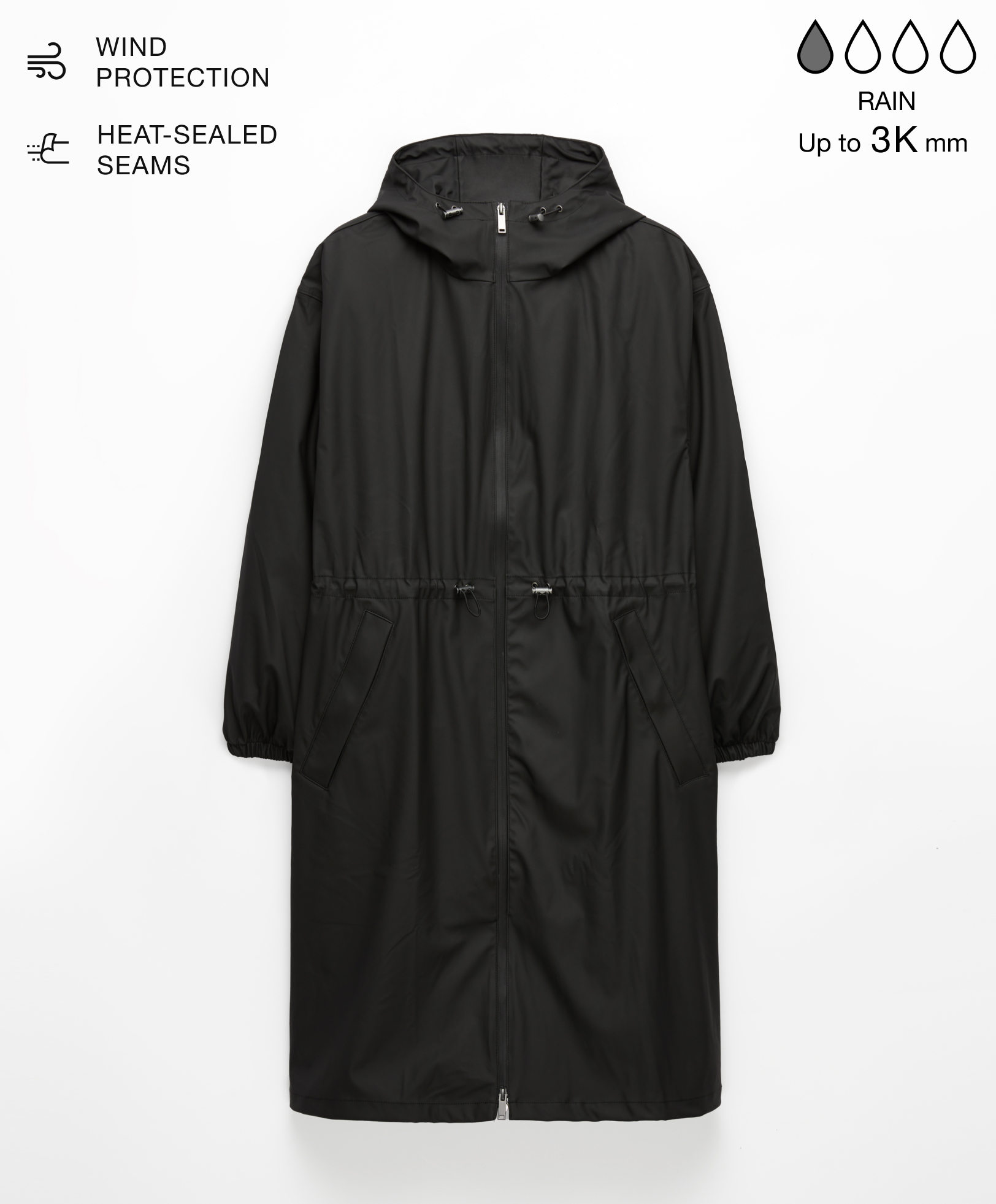 Куртка с водонепроницаемостью 3000 мм