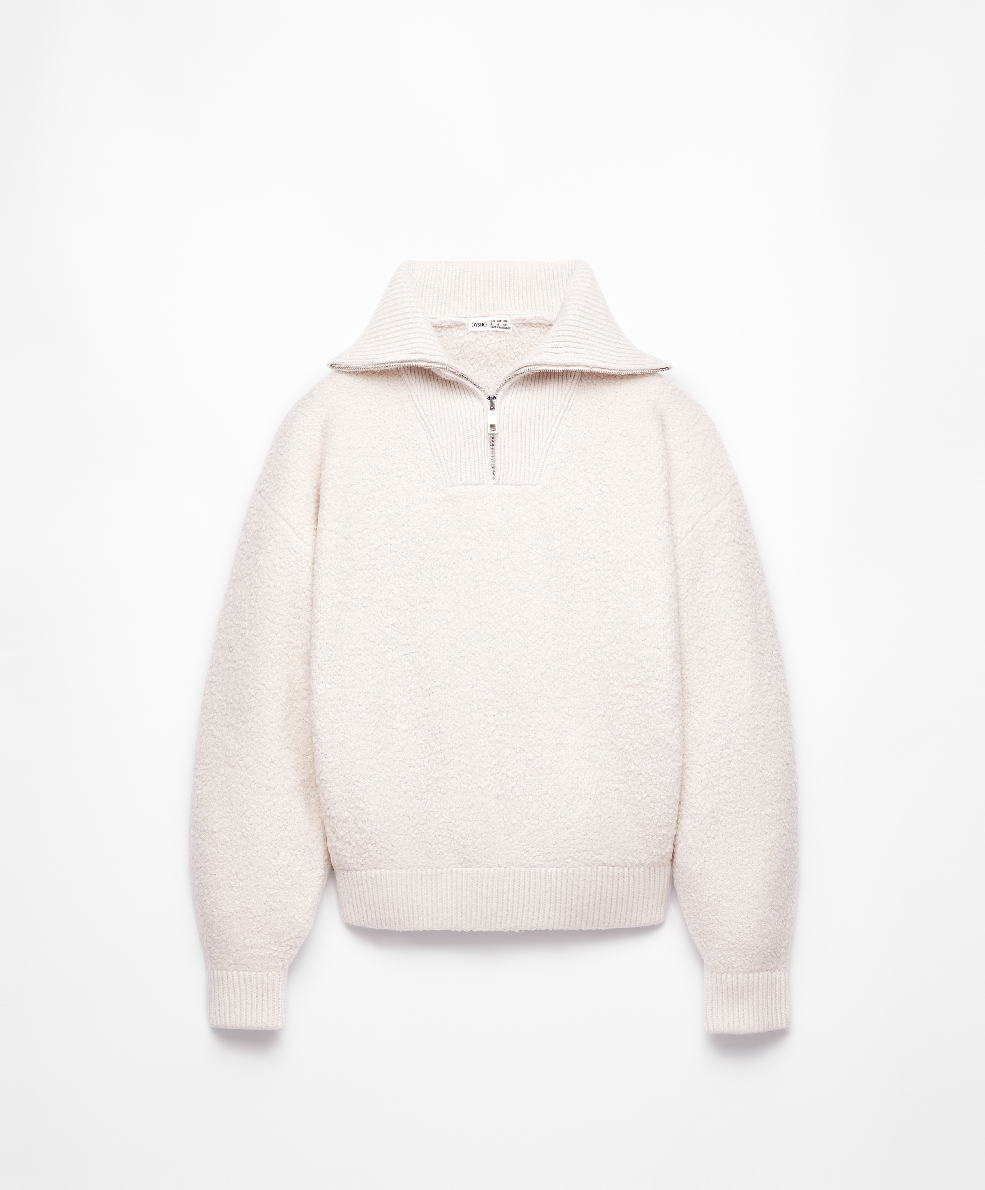 Boucle knit jumper | OYSHO United States