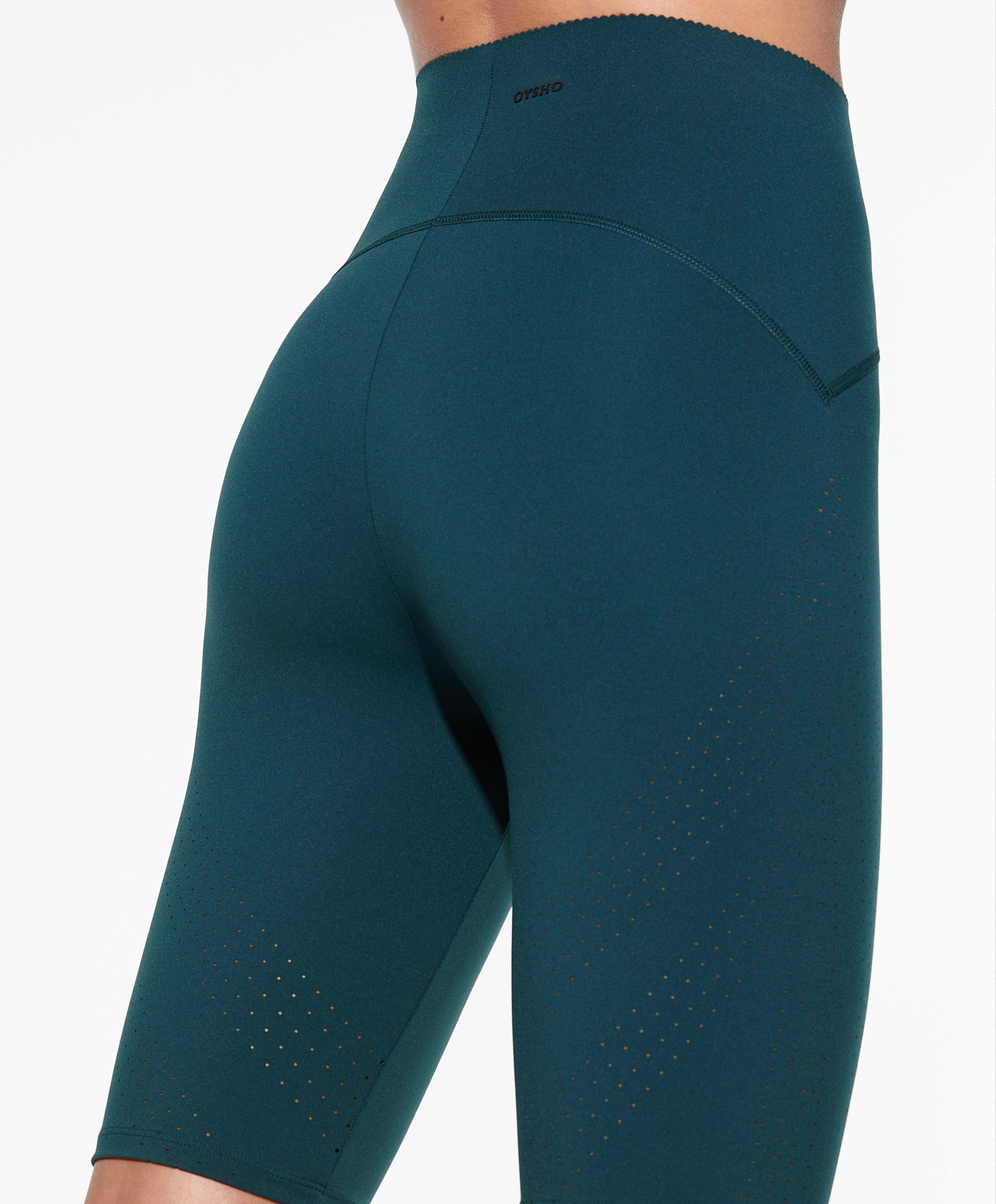 Leggings ciclista compressive microperforado 25 cm