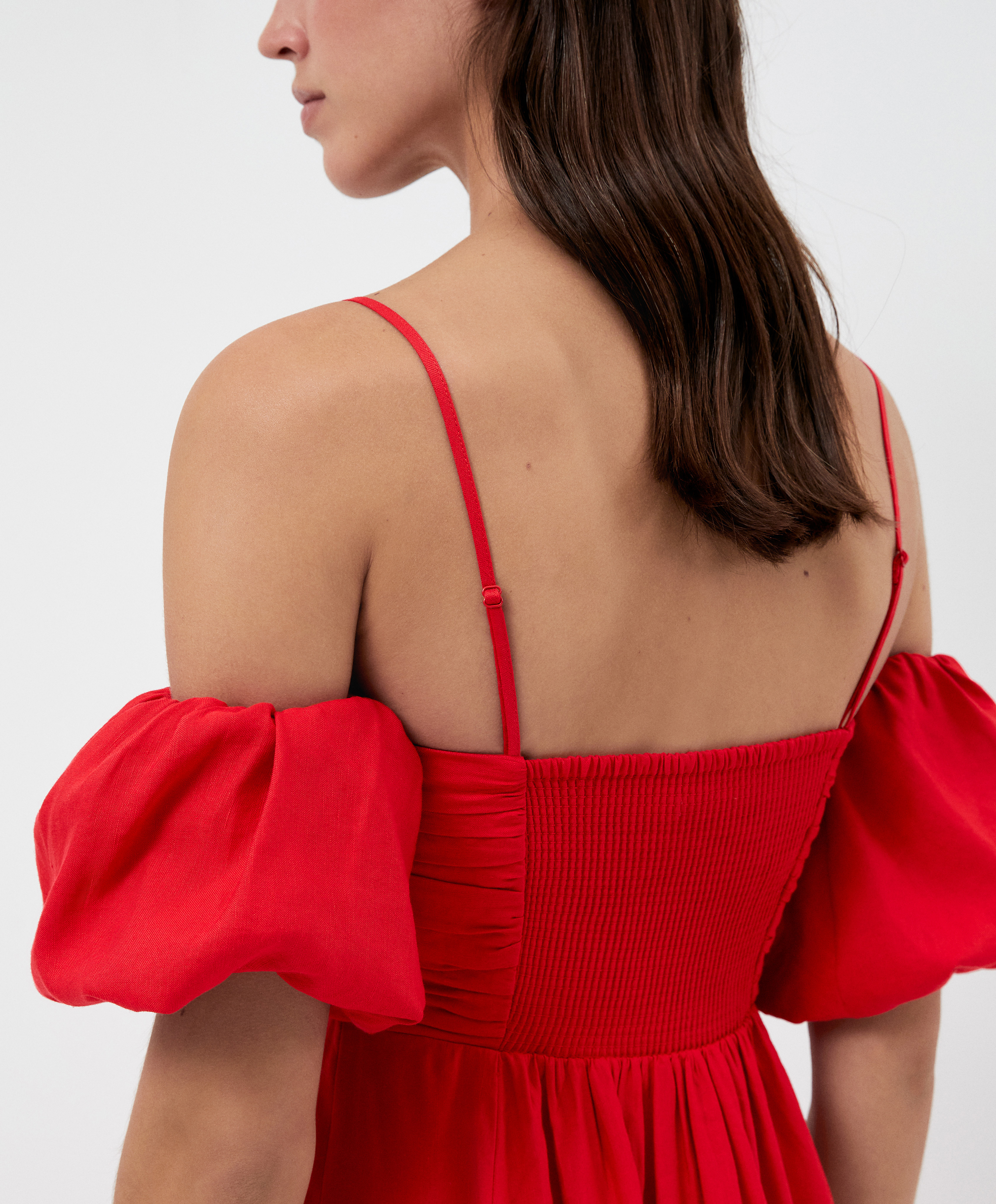 Oysho 2024 red dress