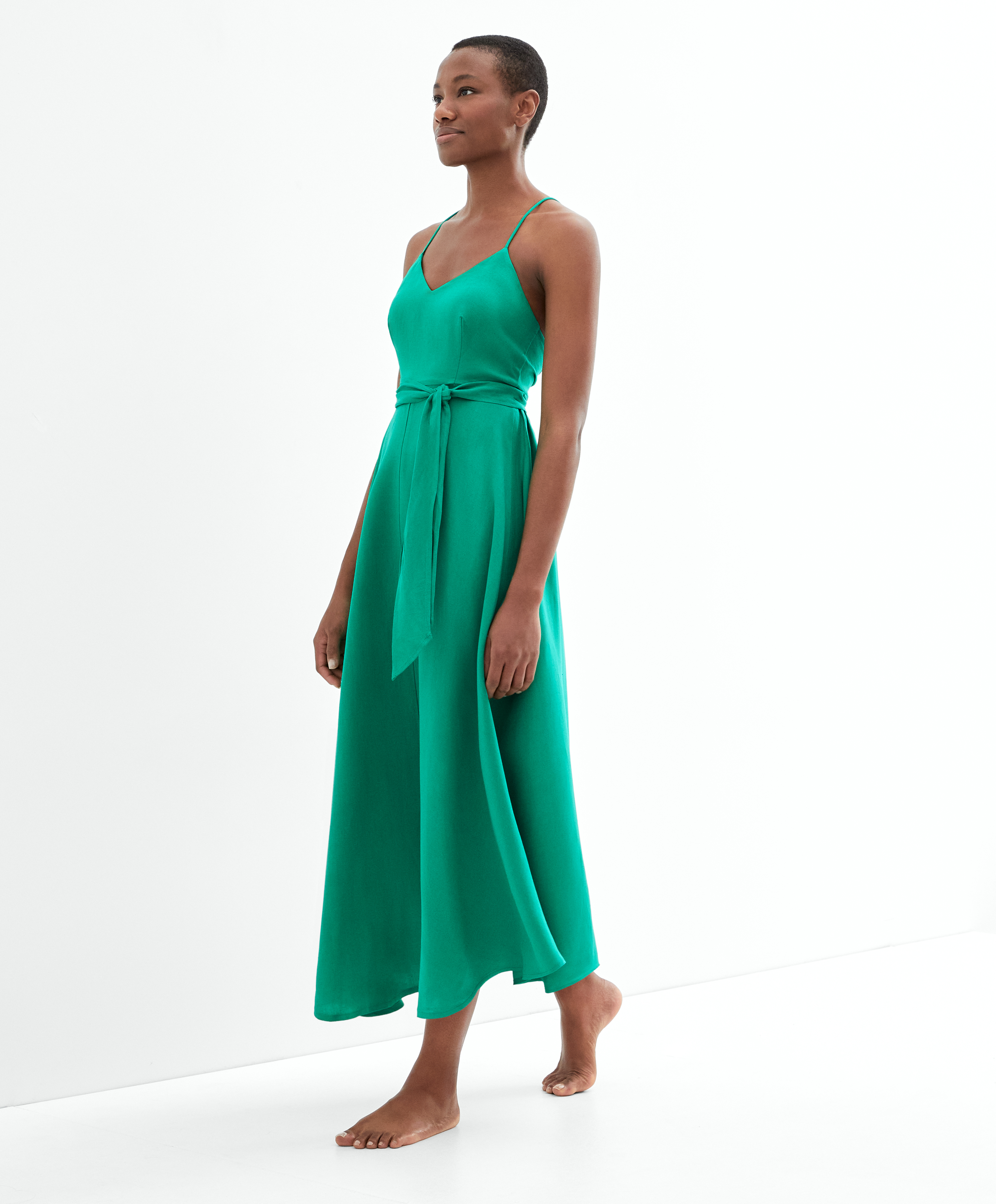 Strappy midi dress sale