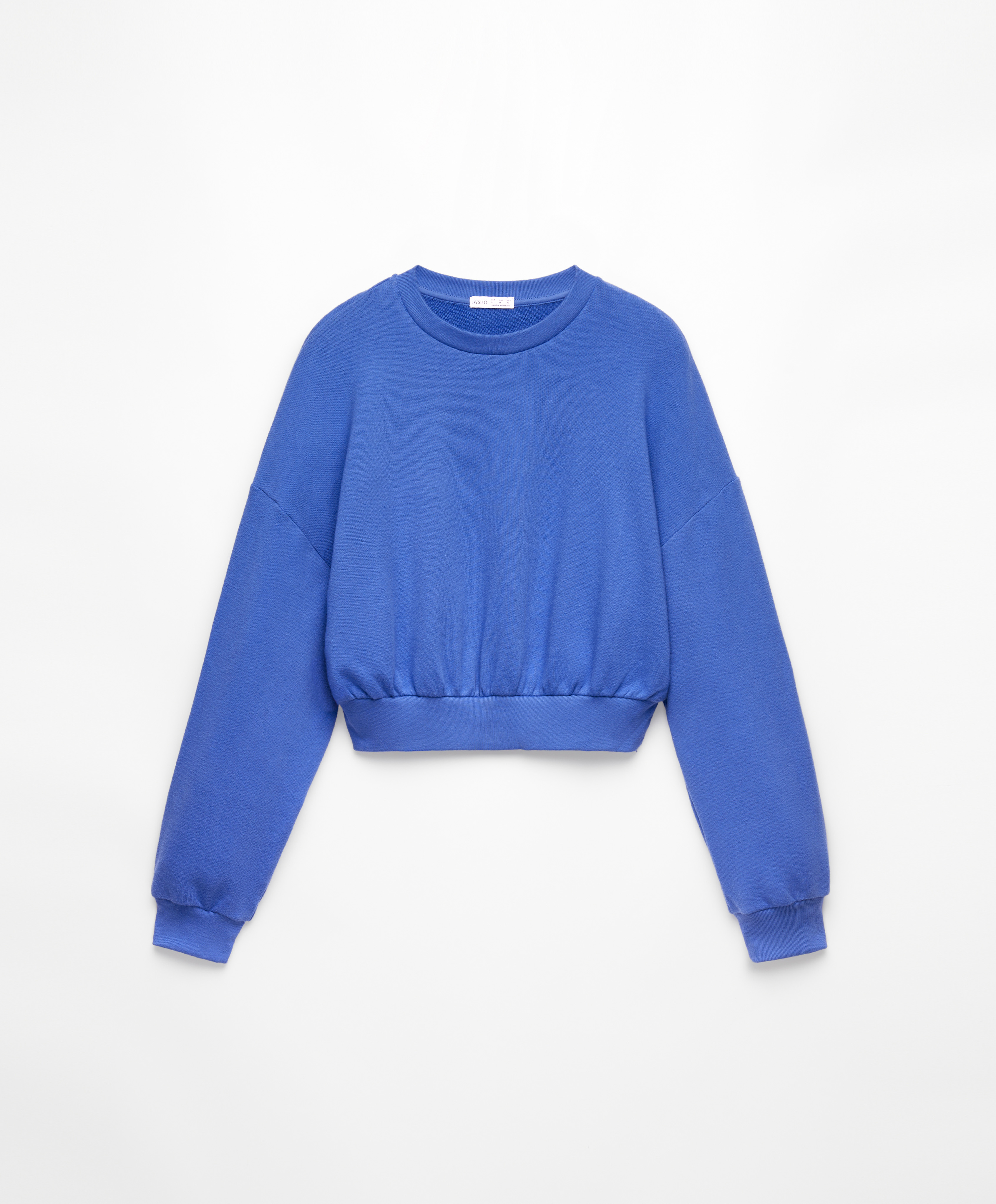 Baumwoll-Sweatshirt Crop
