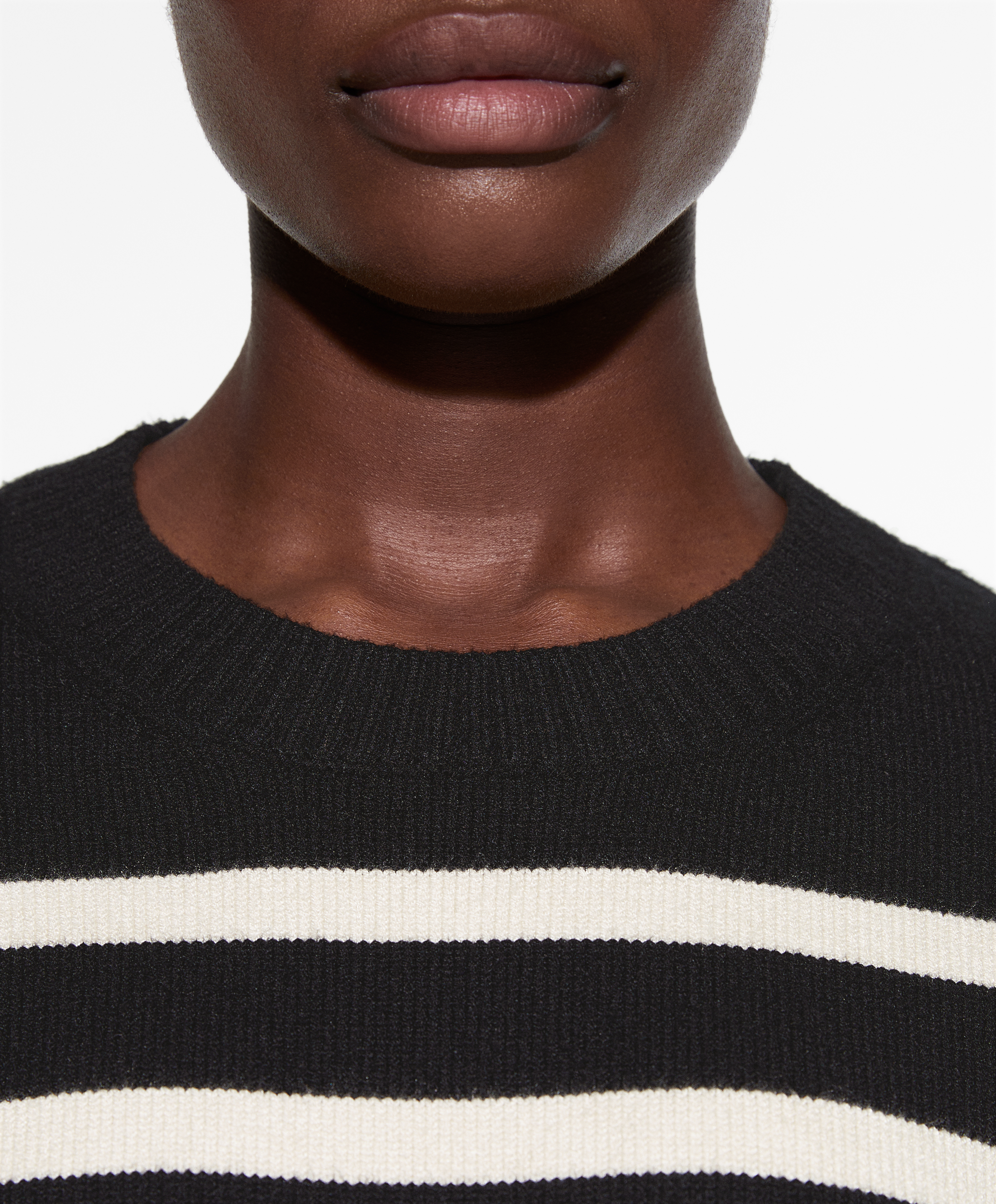 Striped knit sweater | OYSHO El Salvador