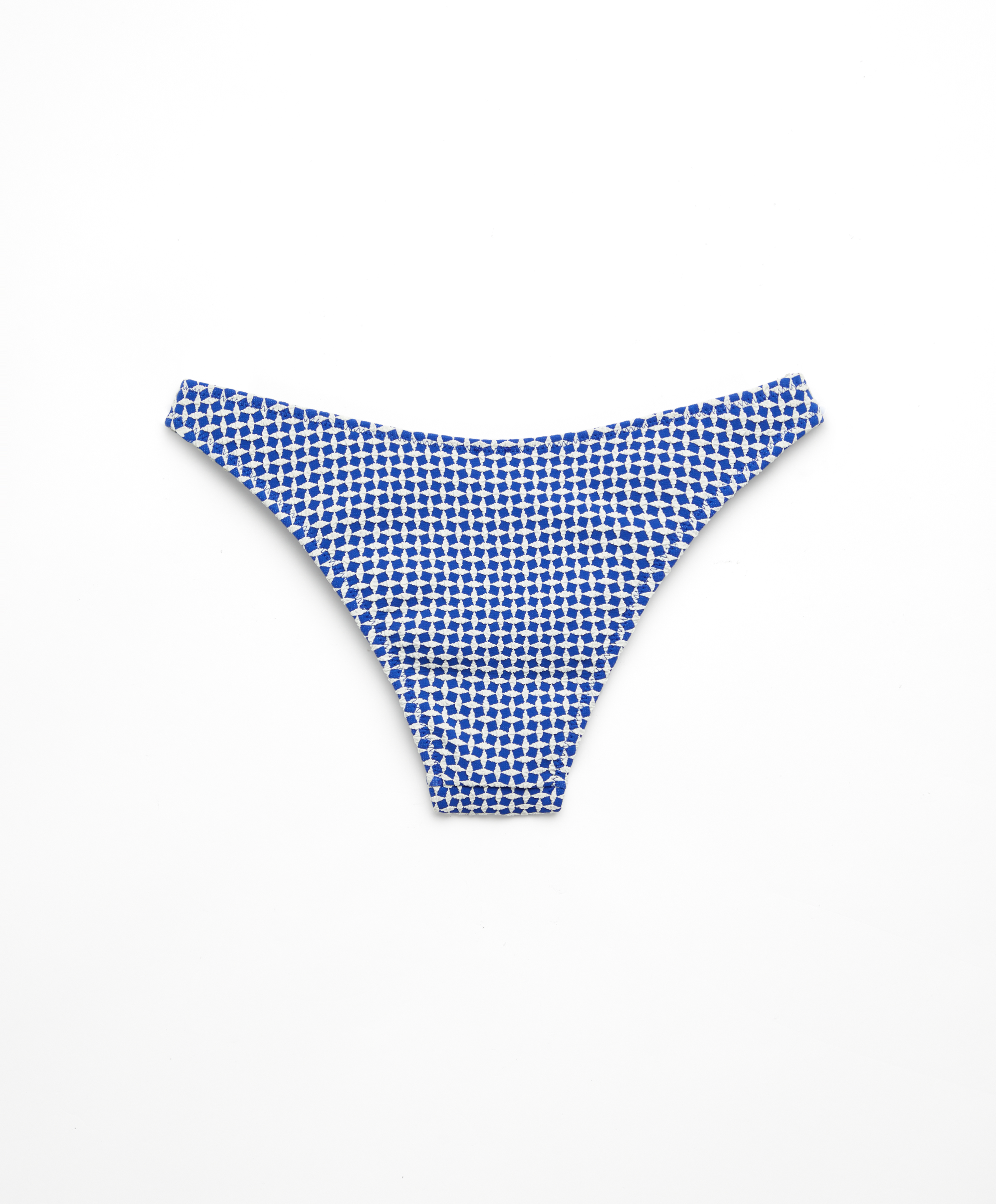 Mini geometric medium-coverage bikini briefs