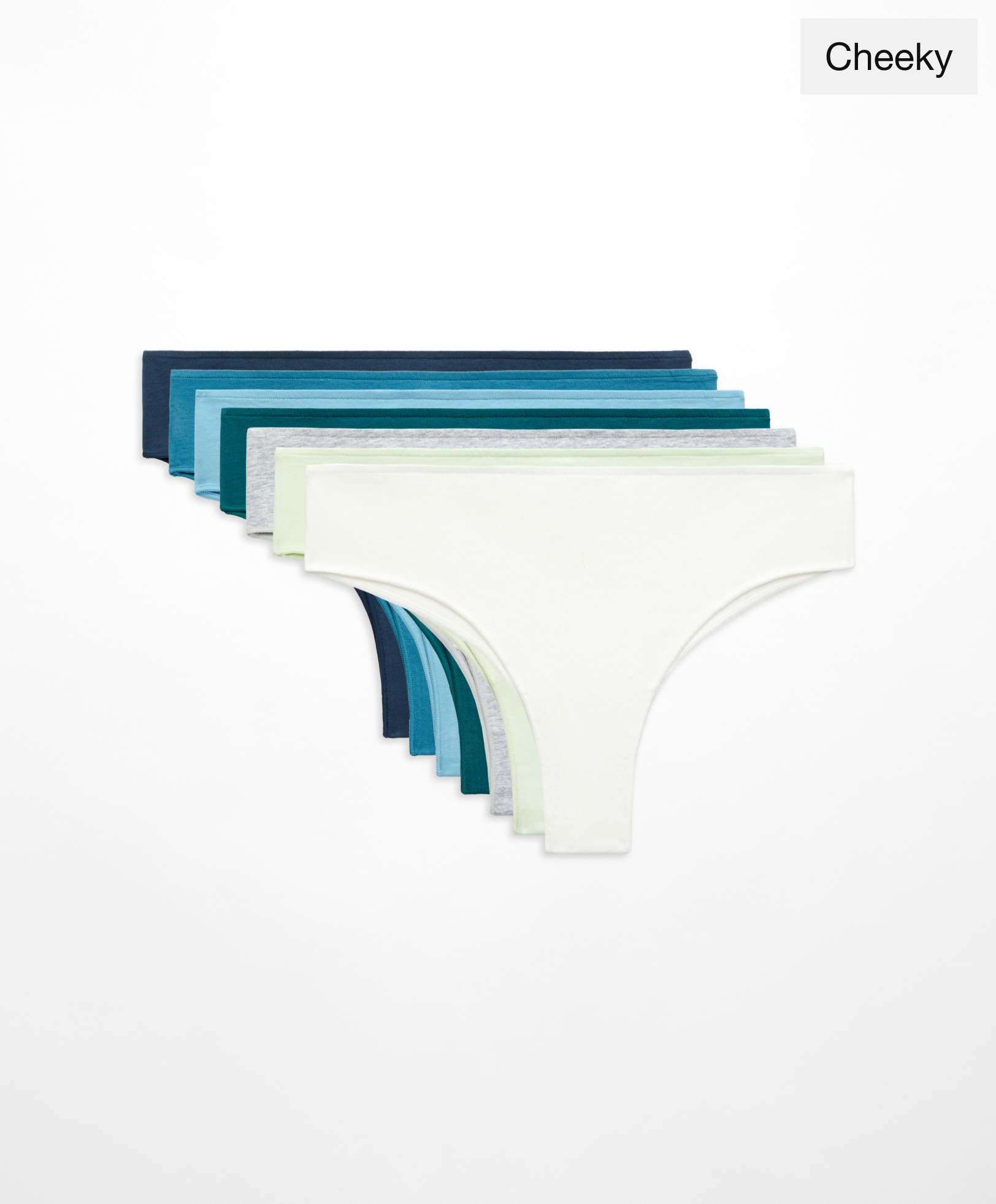 7 comfort cheeky slips van katoen